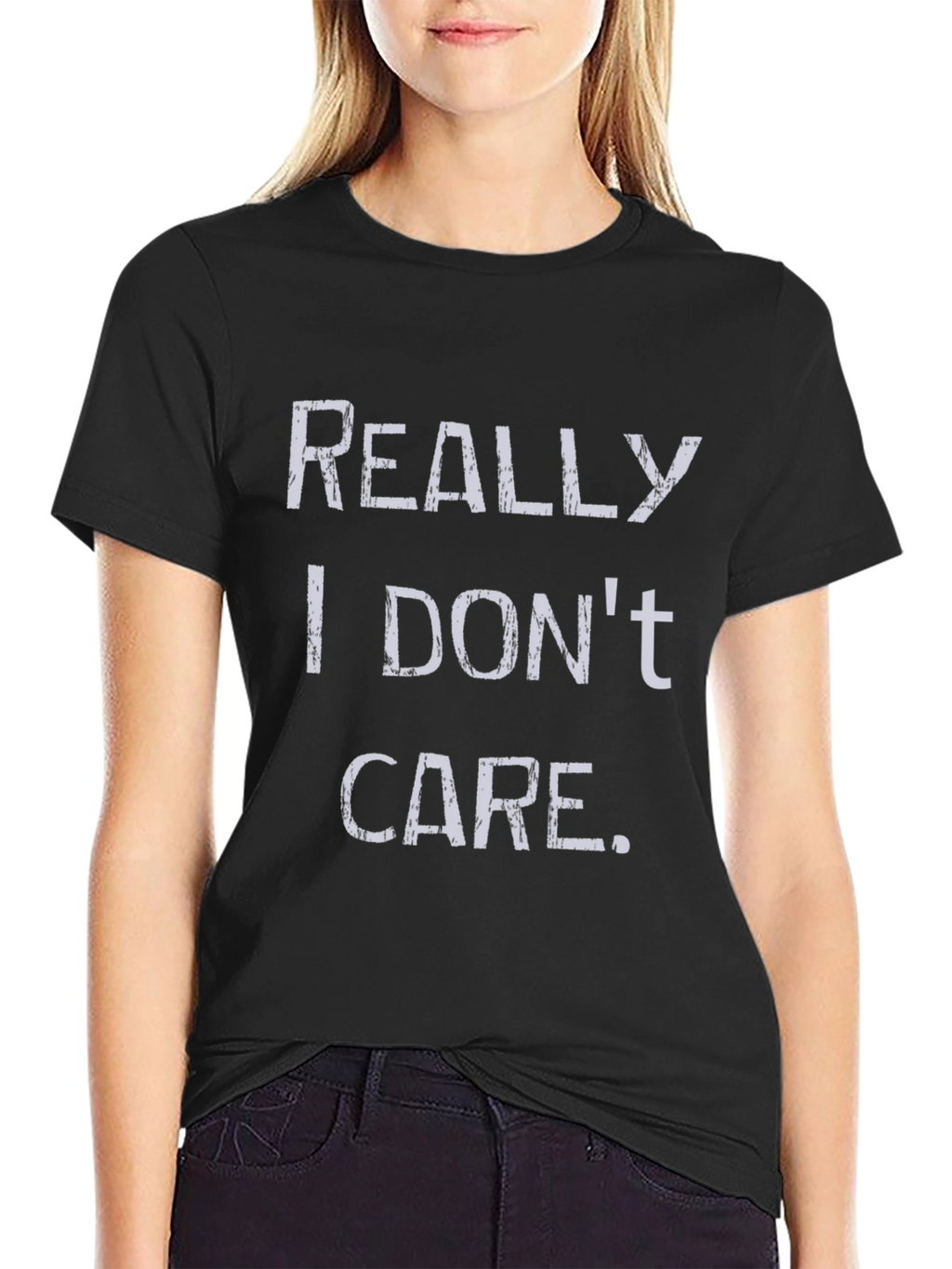 Funny Really I Dont Care Graphic T-Shirt
