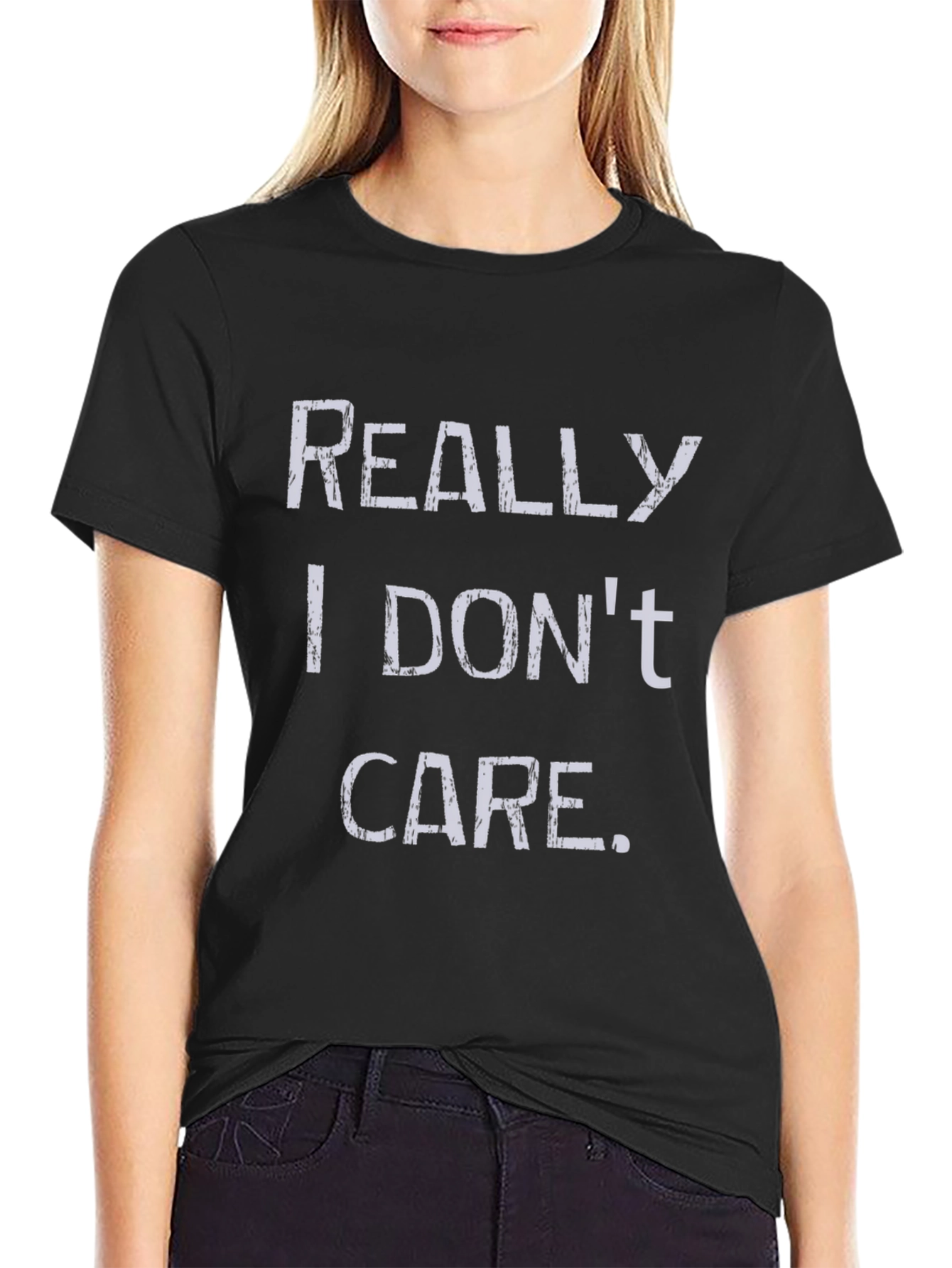 Funny Really I Dont Care Graphic T-Shirt