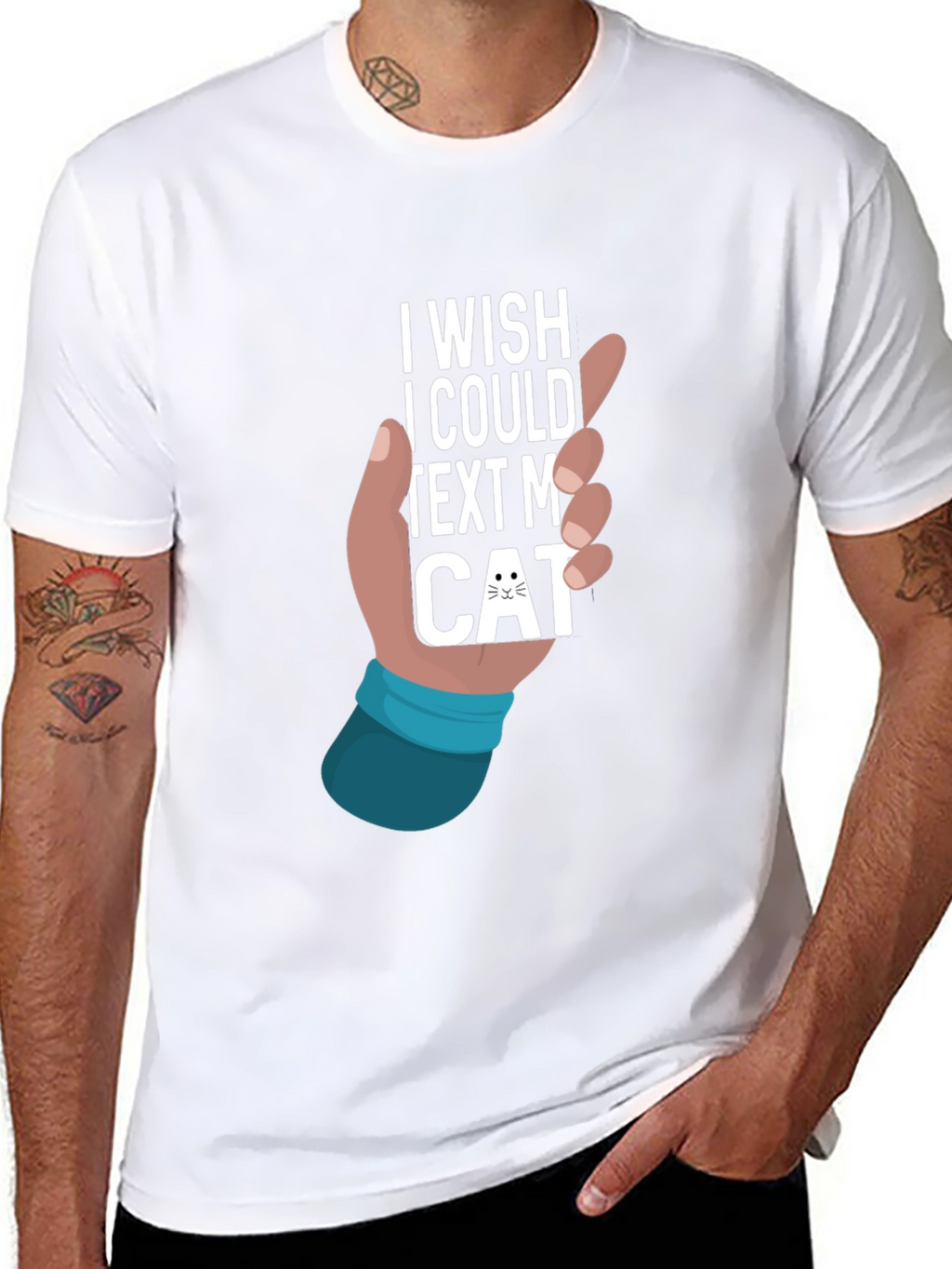 Text My Cat T-Shirt - Novelty Graphic Tee