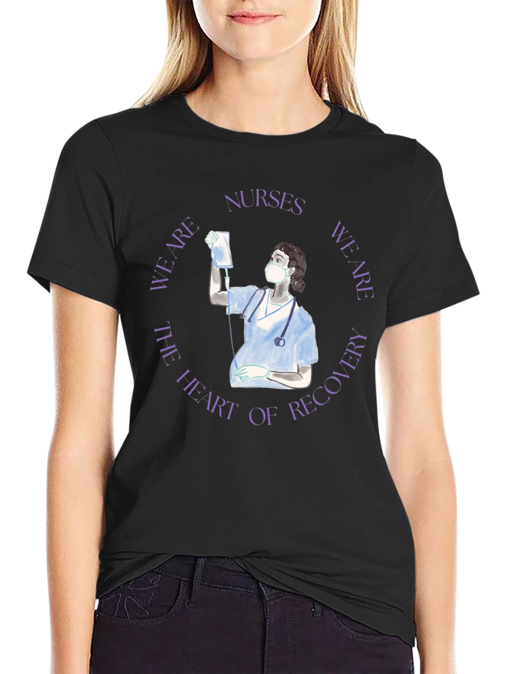Nurses: Heart of Recovery Graphic Tee