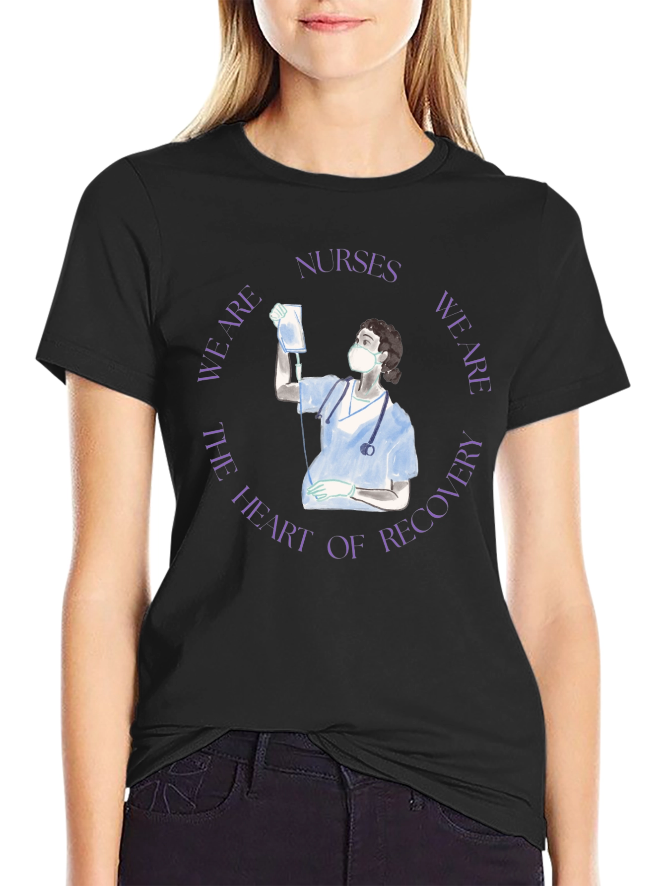 Nurses: Heart of Recovery Graphic Tee