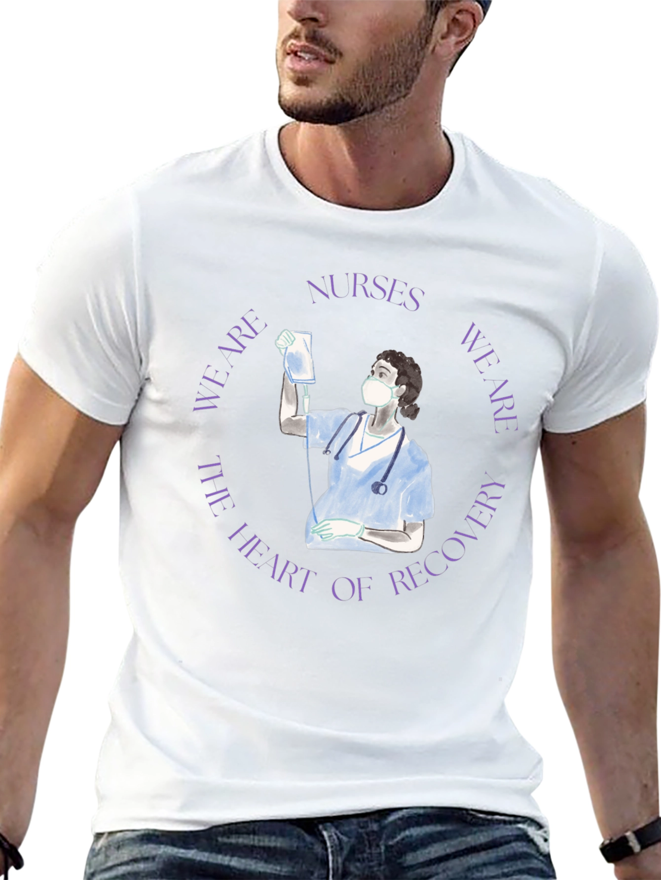 Nurses: Heart of Recovery Graphic Tee