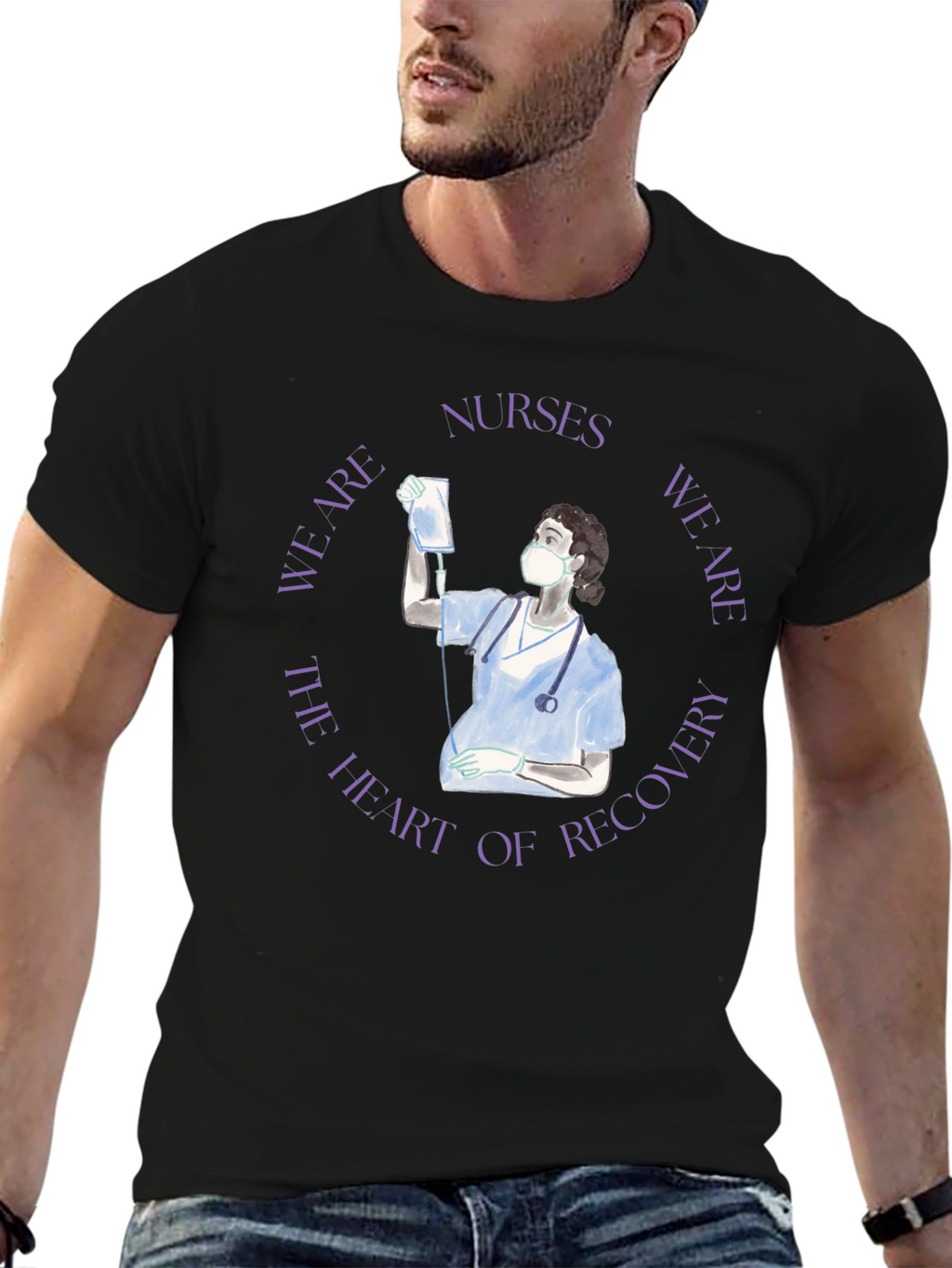 Nurses: Heart of Recovery Graphic Tee