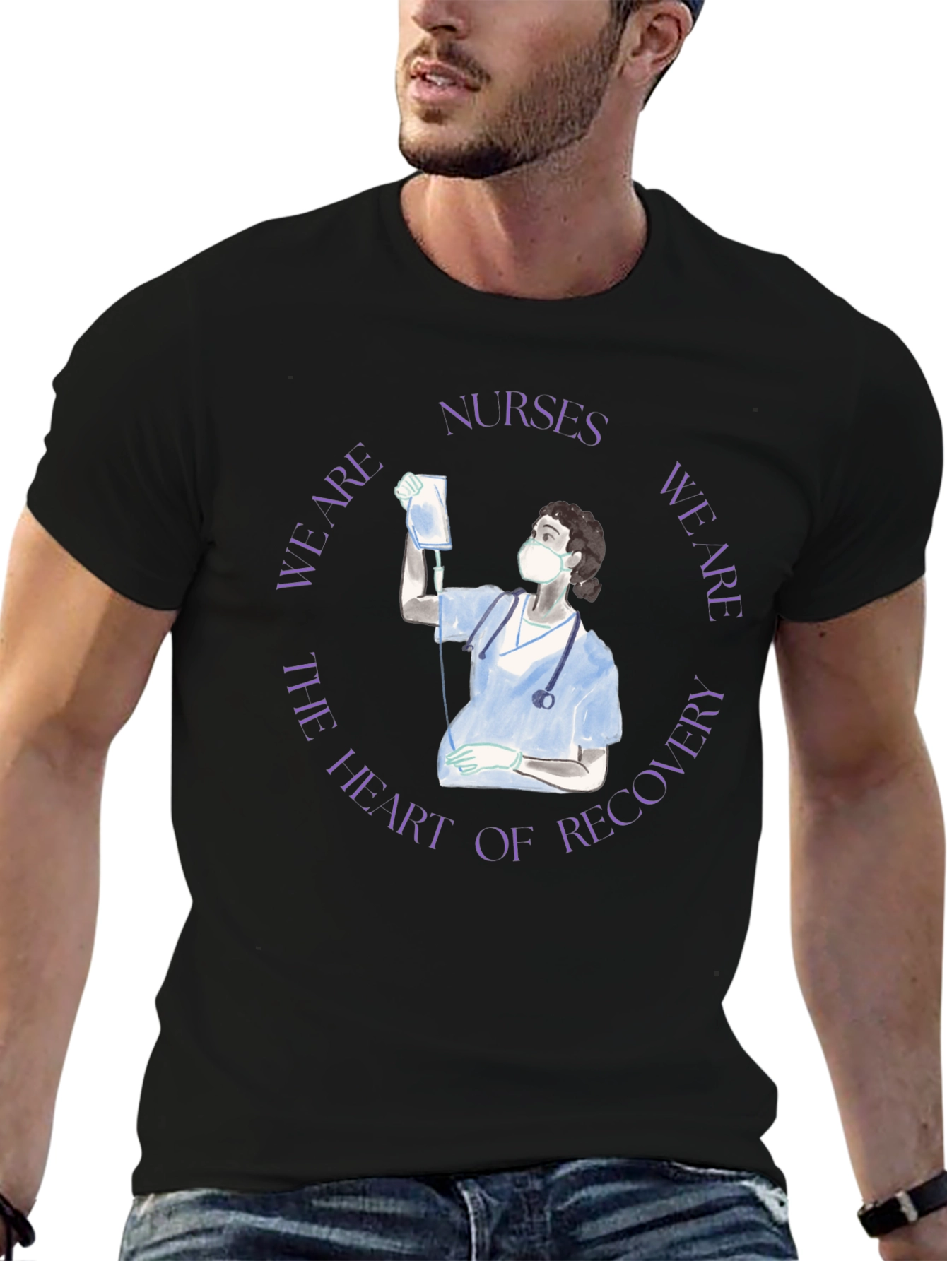 Nurses: Heart of Recovery Graphic Tee
