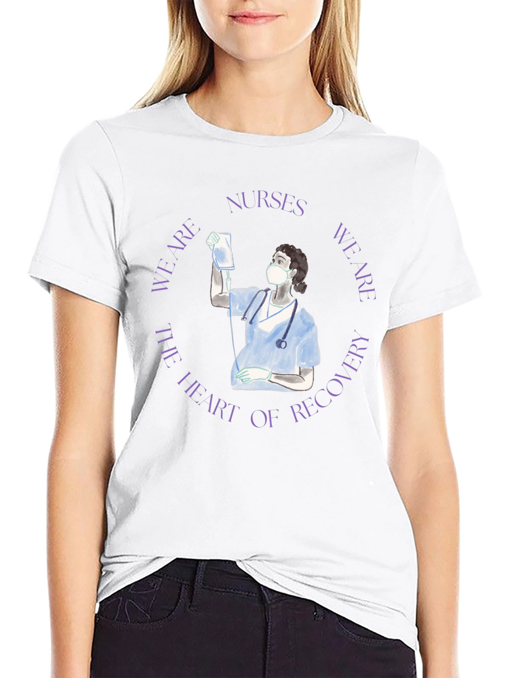 Nurses: Heart of Recovery Graphic Tee