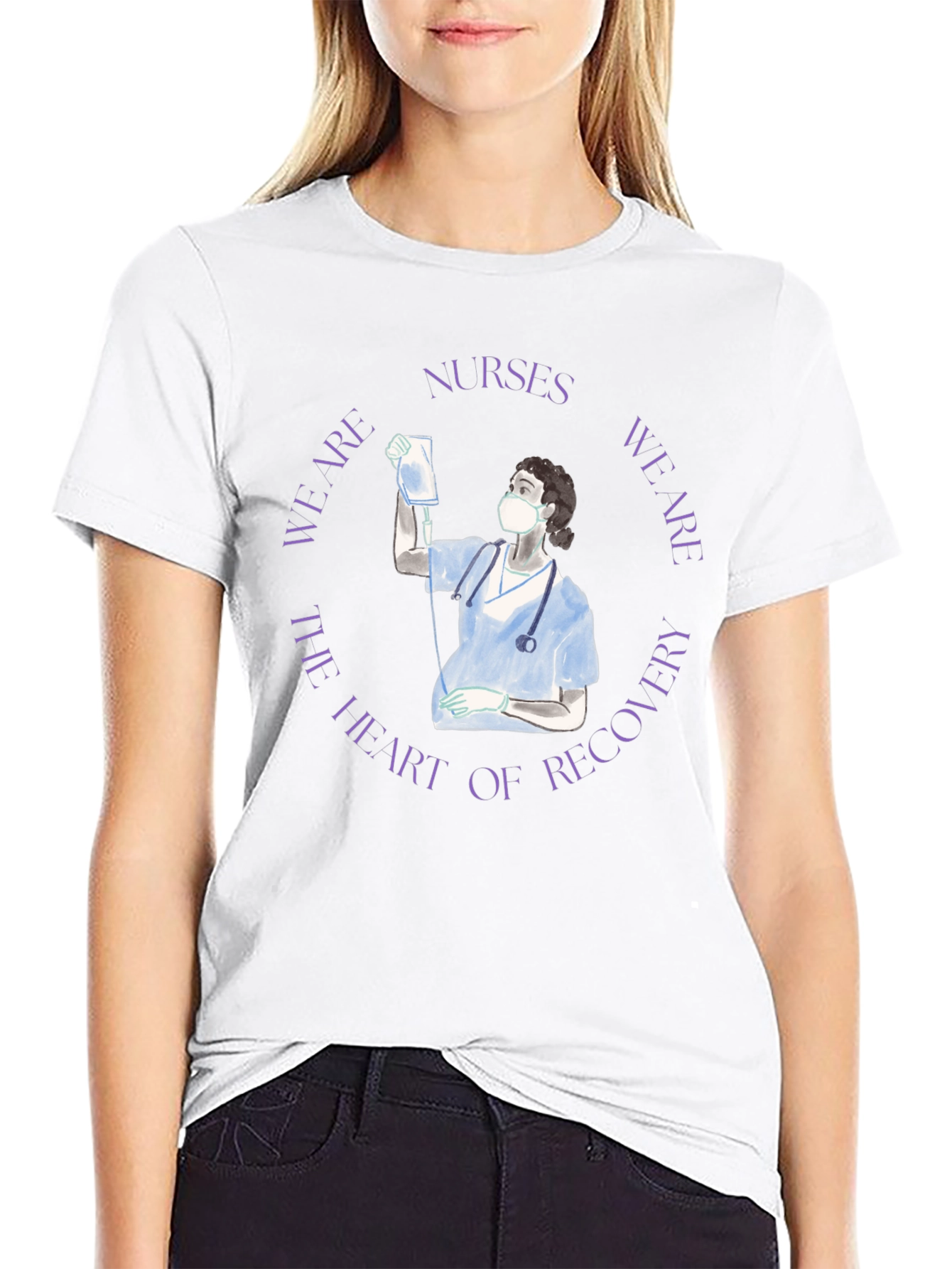 Nurses: Heart of Recovery Graphic Tee