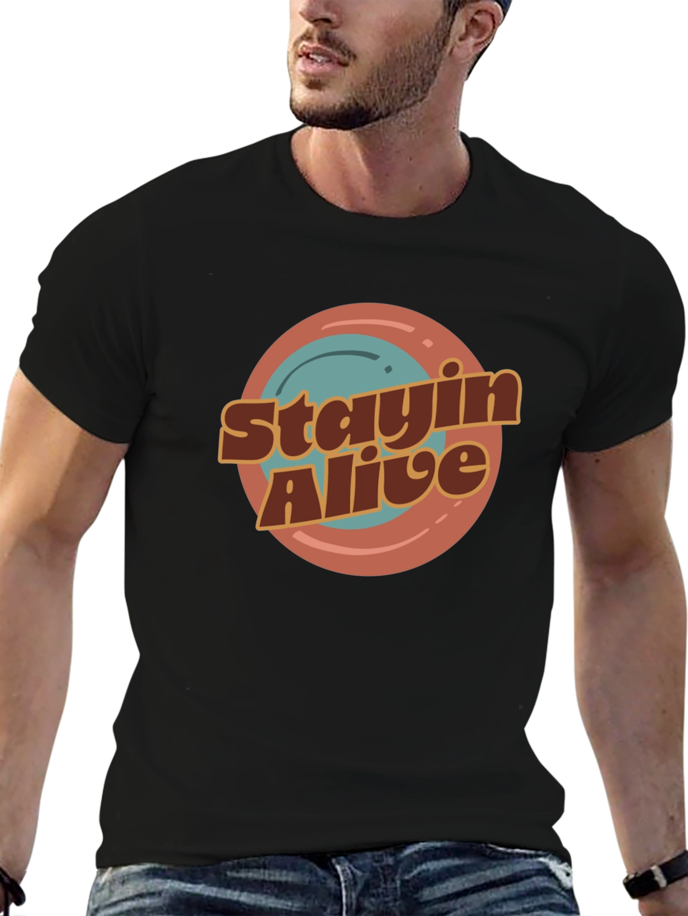 Stayin Alive Retro T-Shirt