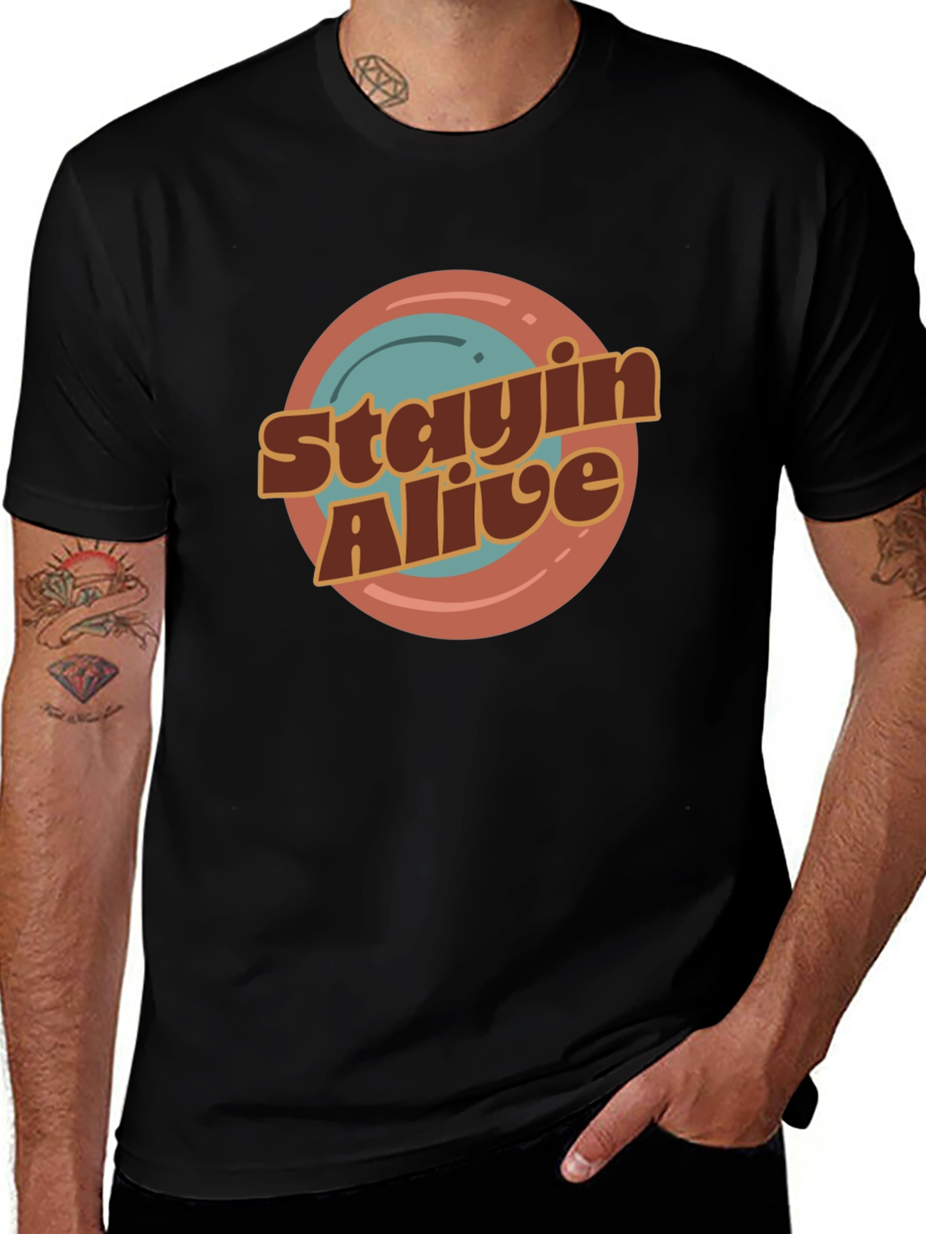 Stayin Alive Retro T-Shirt