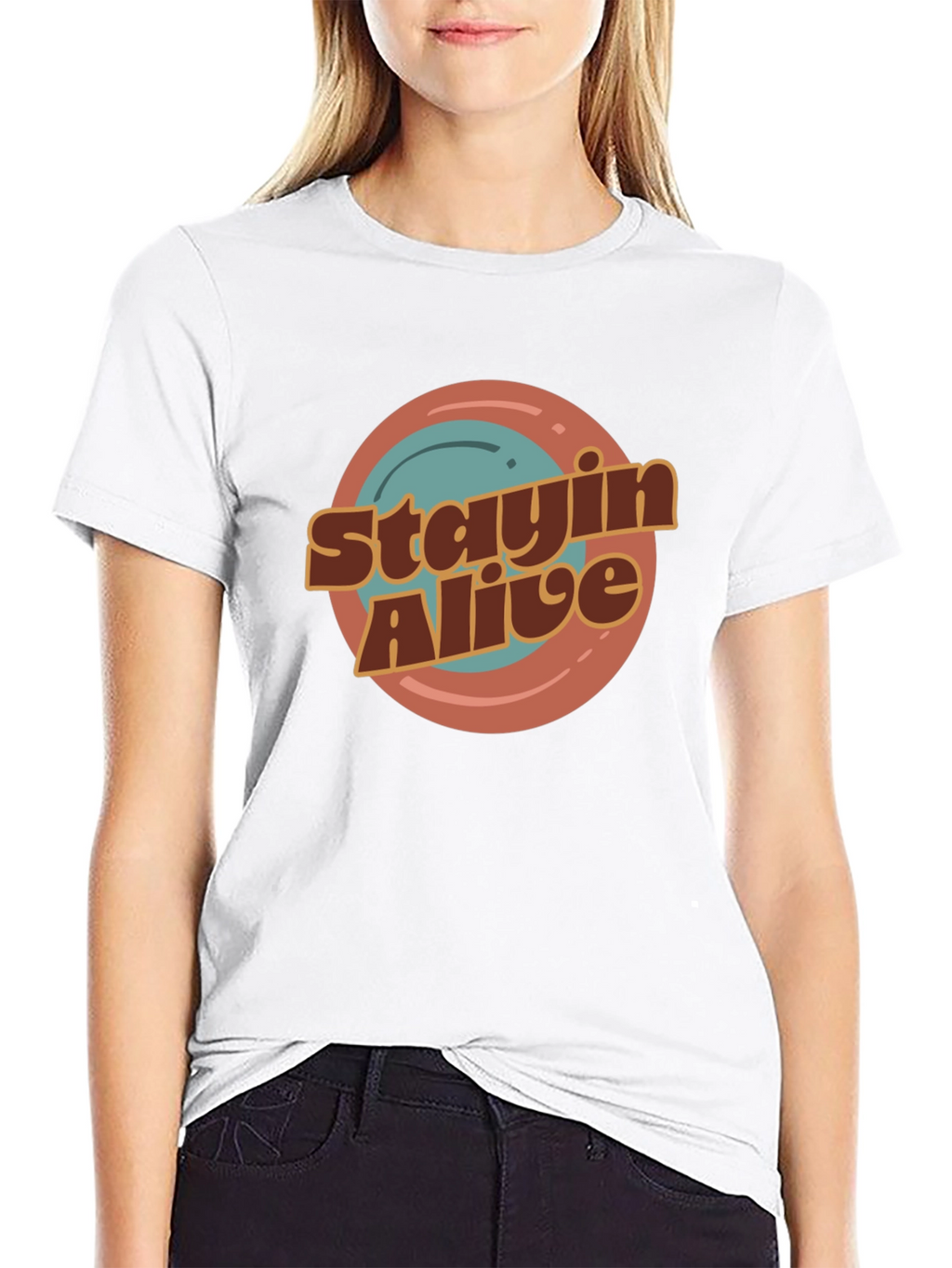 Stayin Alive Retro T-Shirt
