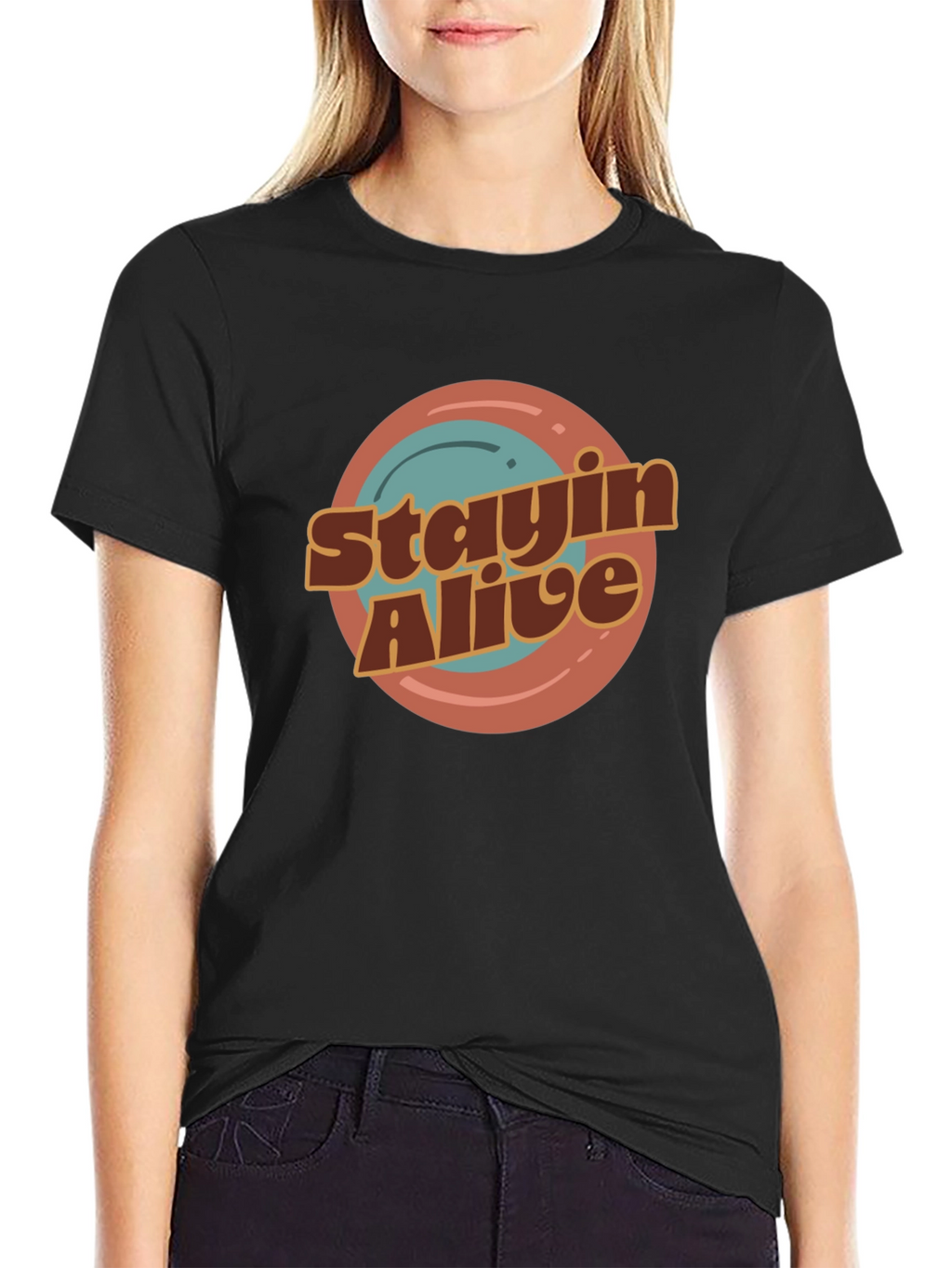 Stayin Alive Retro T-Shirt