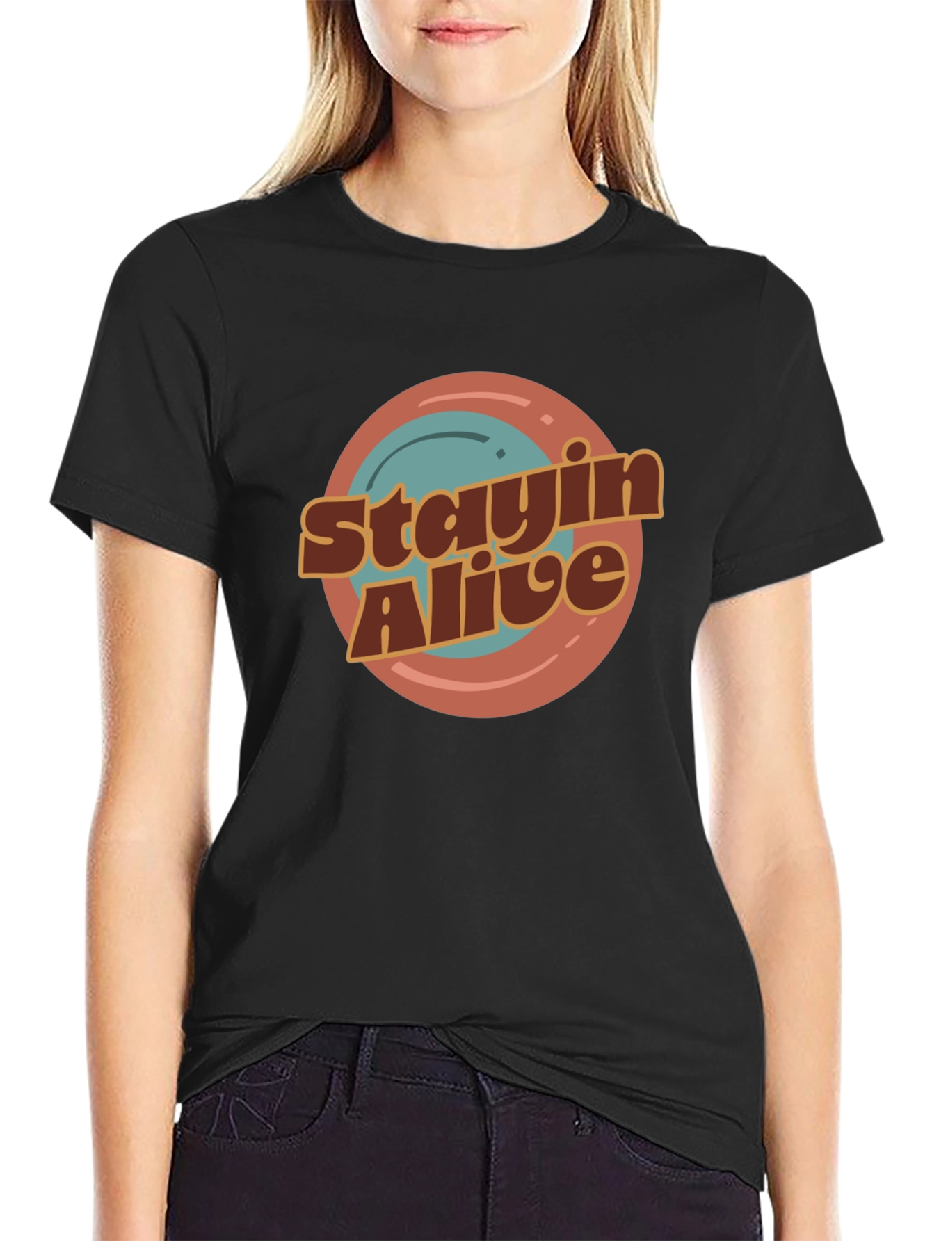 Stayin Alive Retro T-Shirt