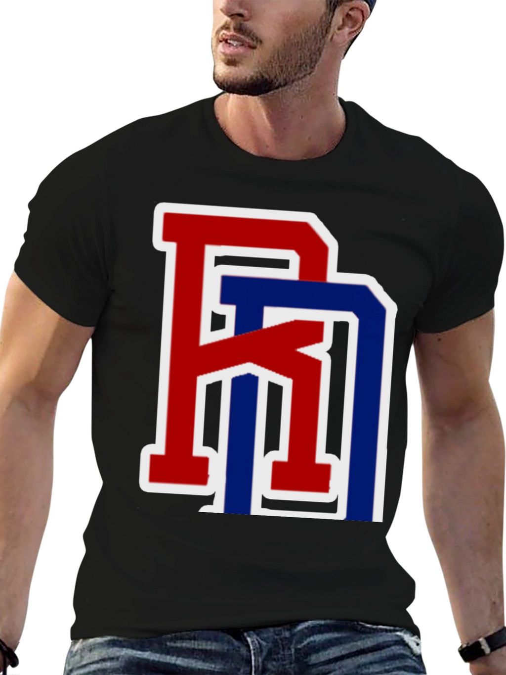 Bold Letter Graphic Tee - Casual Style