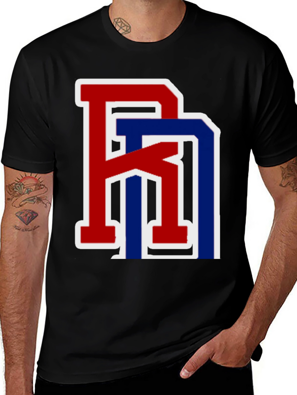 Bold Letter Graphic Tee - Casual Style