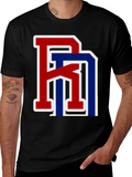 Bold Letter Graphic Tee - Casual Style