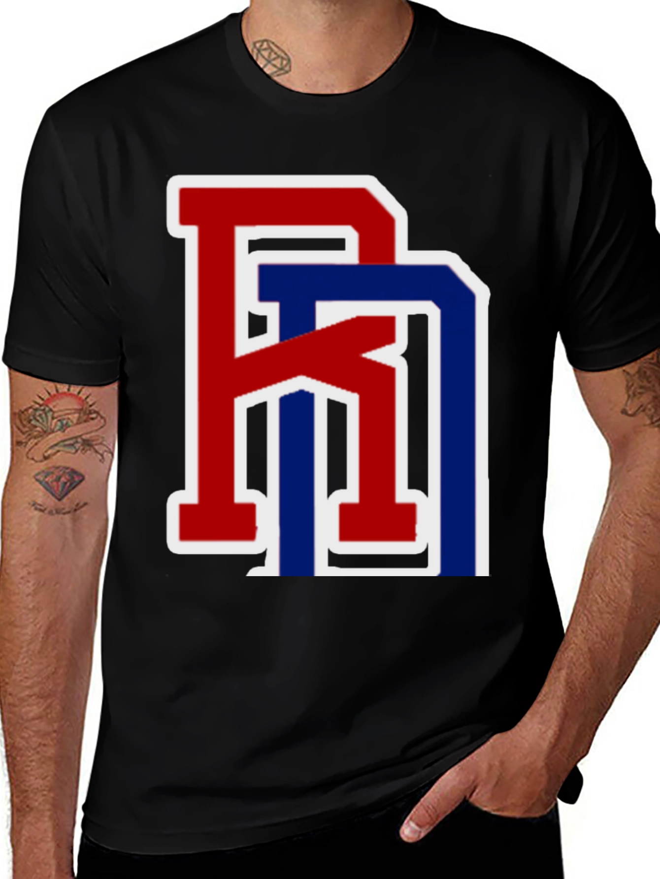 Bold Letter Graphic Tee - Casual Style