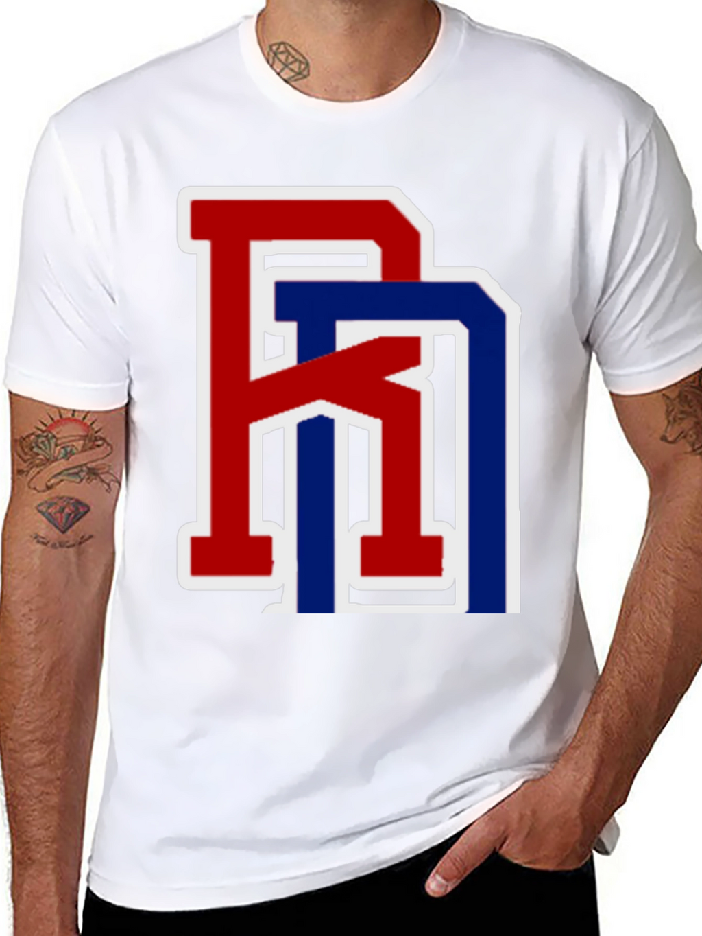 Bold Letter Graphic Tee - Casual Style