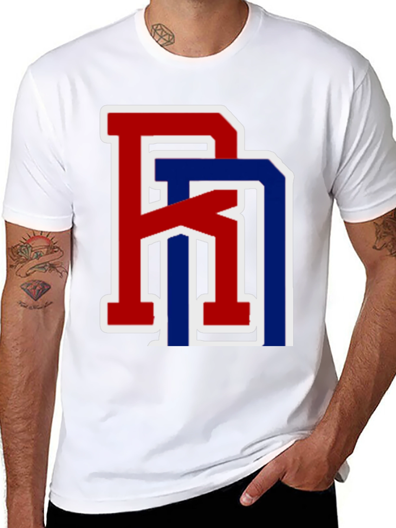 Bold Letter Graphic Tee - Casual Style