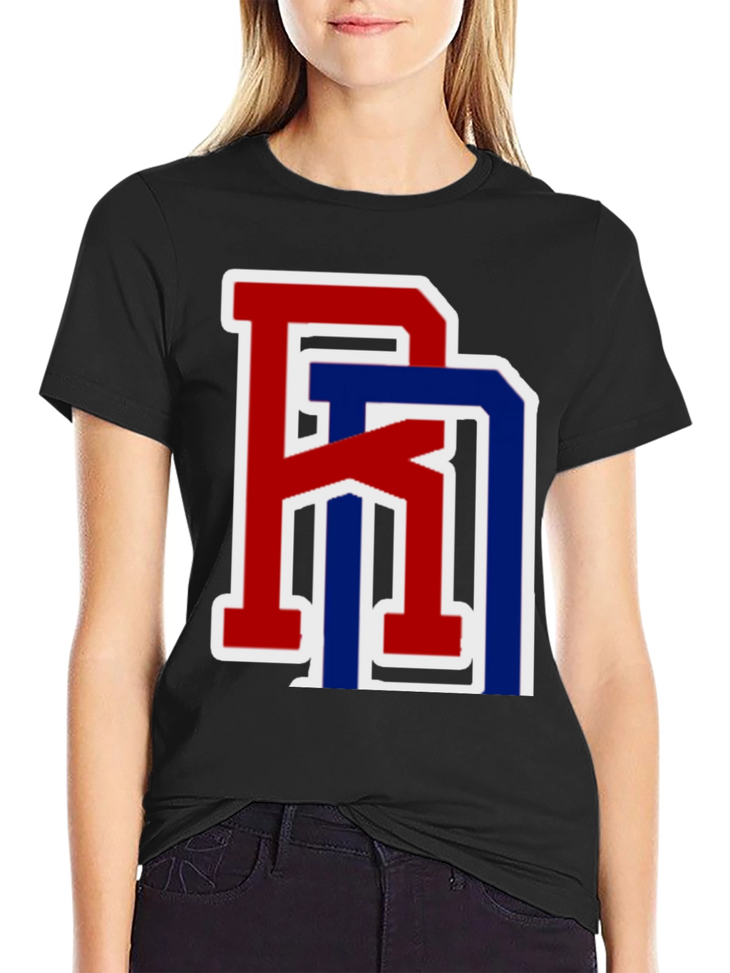 Bold Letter Graphic Tee - Casual Style