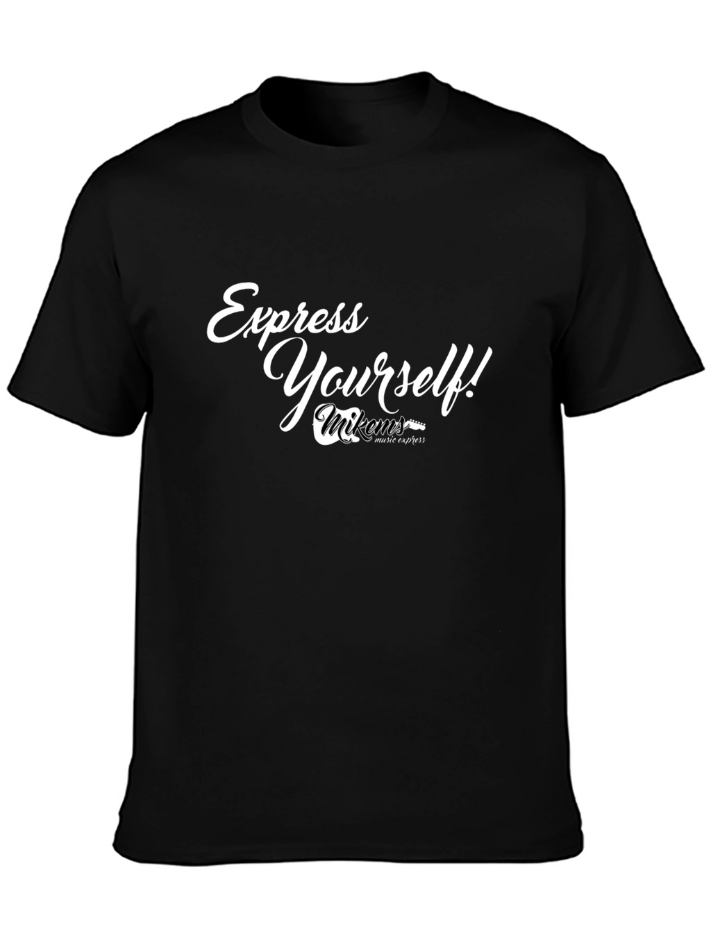Express Yourself Black Graphic Tee