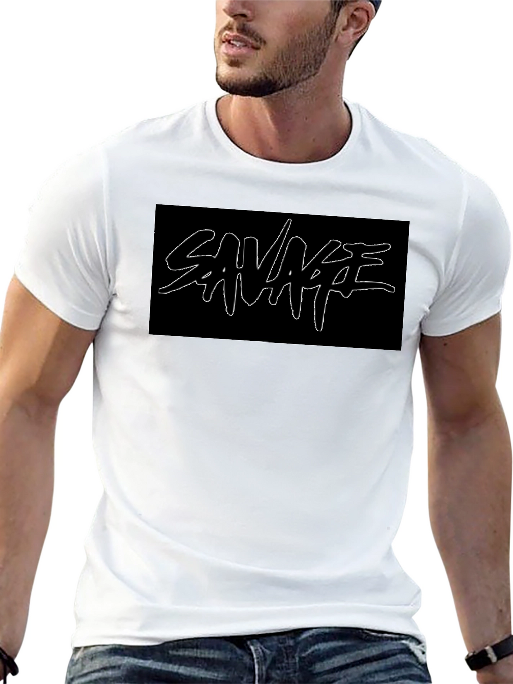 Savage Graphic Tee - Black