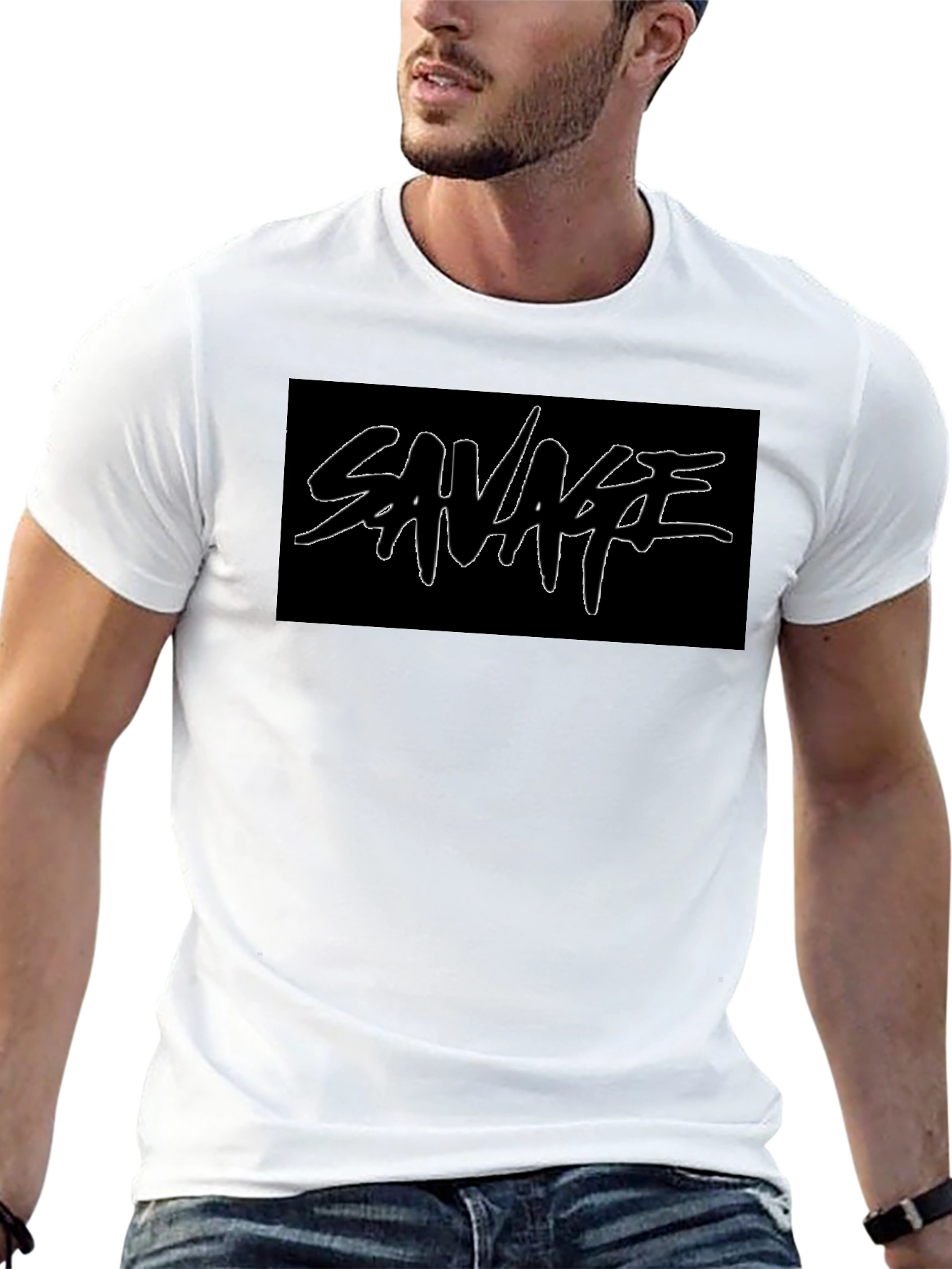 Savage Graphic Tee - Black