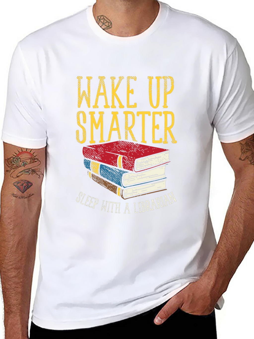 Wake Up Smarter Librarian T-Shirt