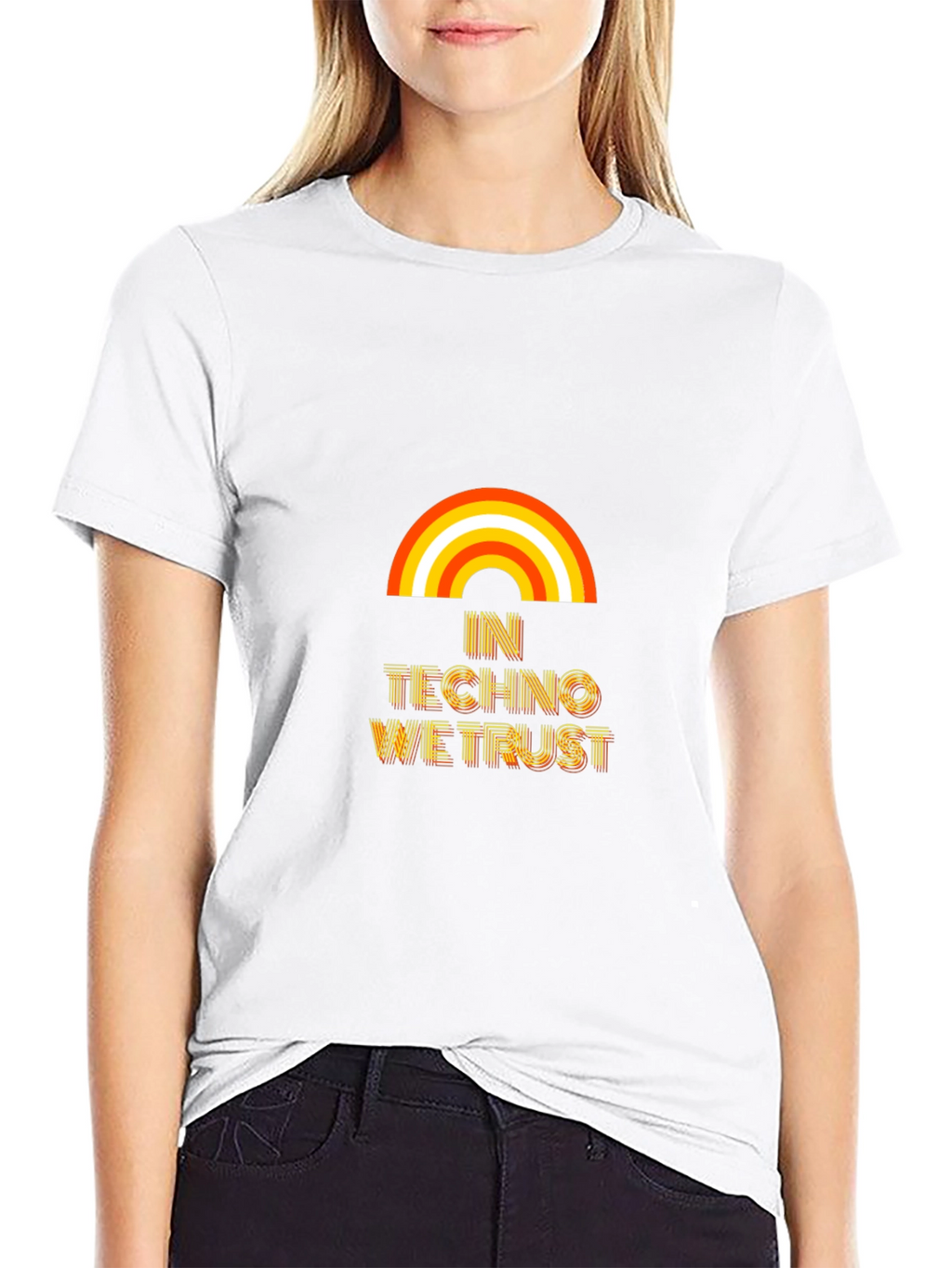 In Techno We Trust Graphic T-Shirt