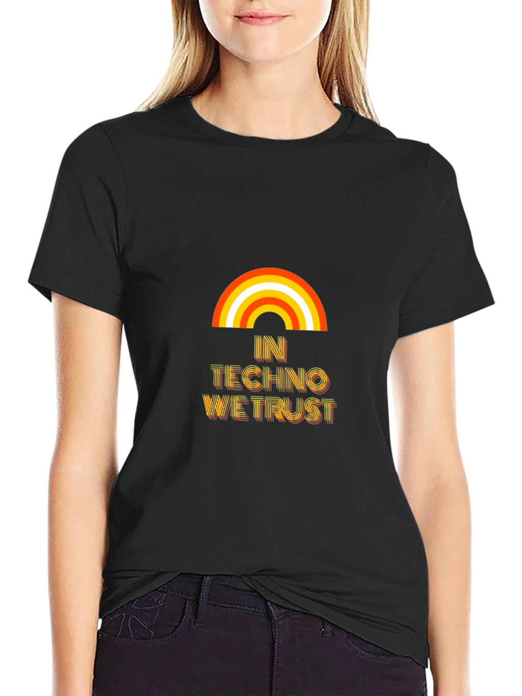 In Techno We Trust Graphic T-Shirt