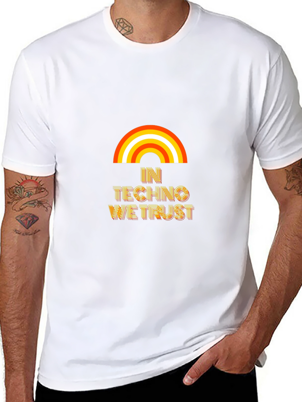 In Techno We Trust Graphic T-Shirt