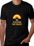 In Techno We Trust Graphic T-Shirt