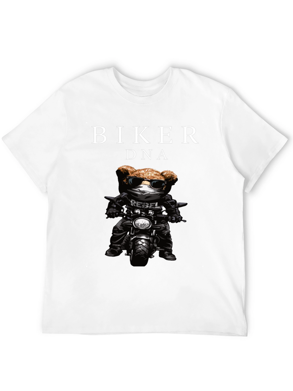 Biker DNA Black Graphic T-Shirt