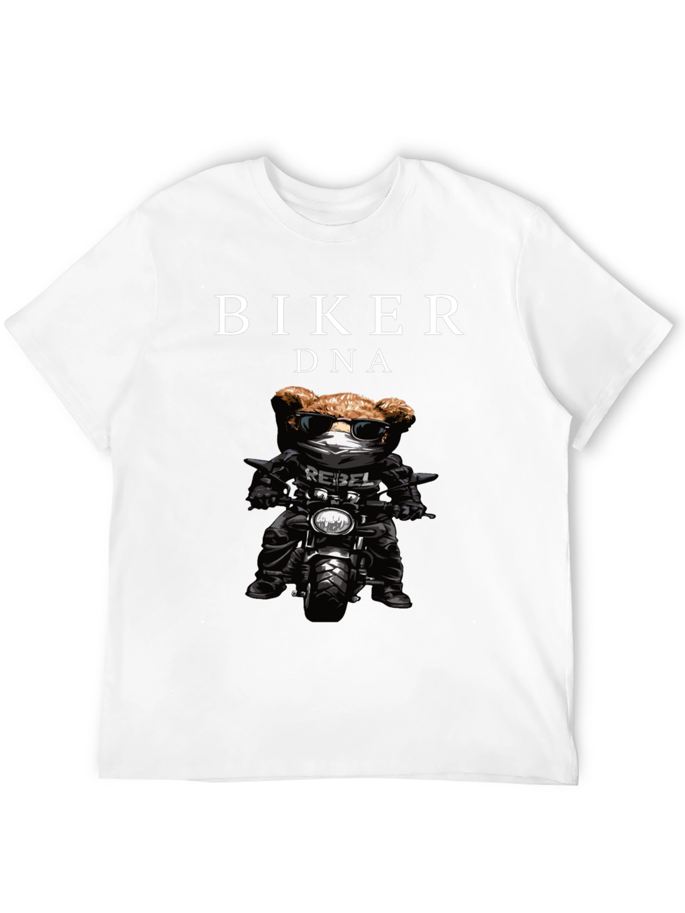 Biker DNA Black Graphic T-Shirt