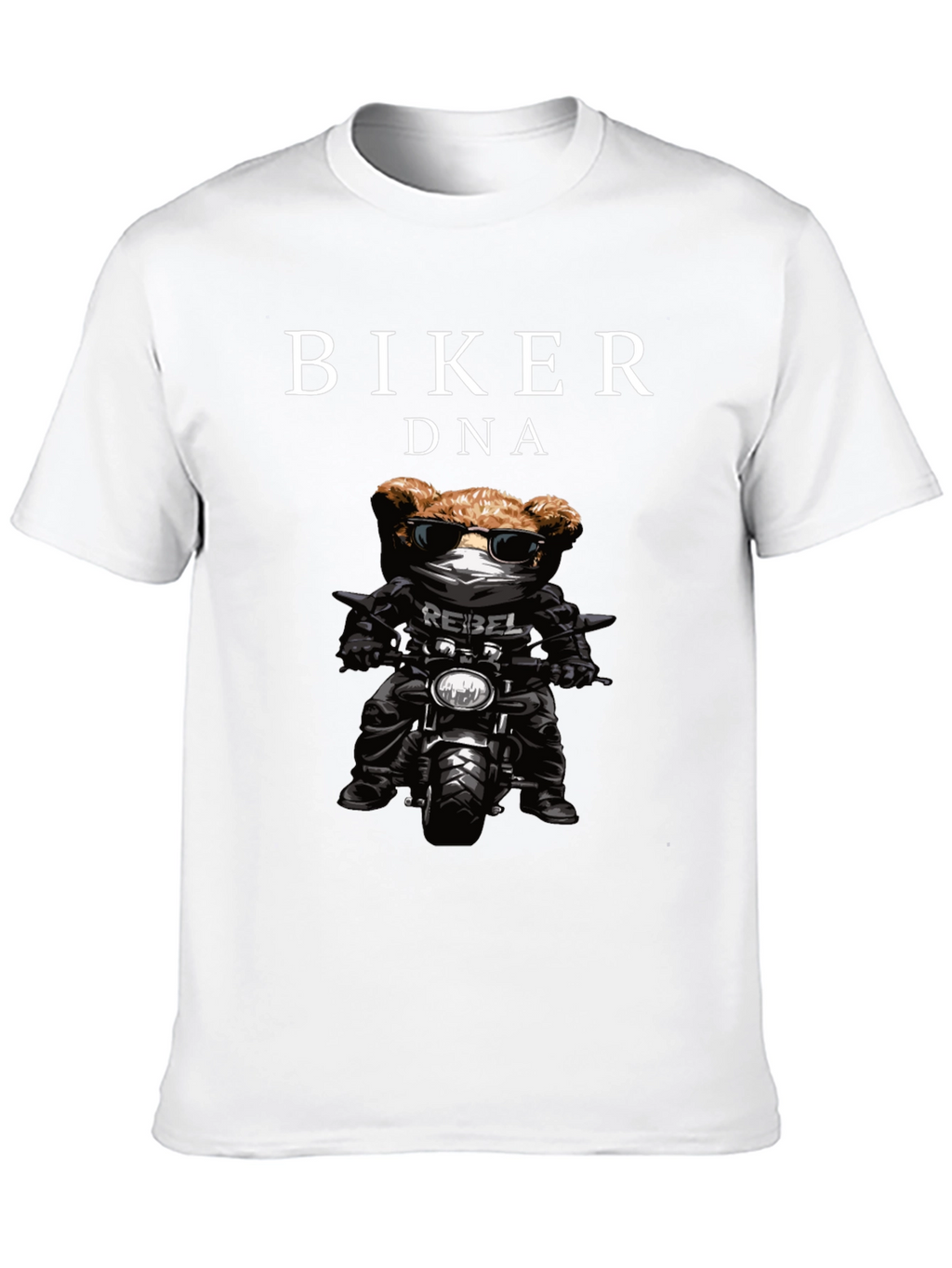 Biker DNA Black Graphic T-Shirt