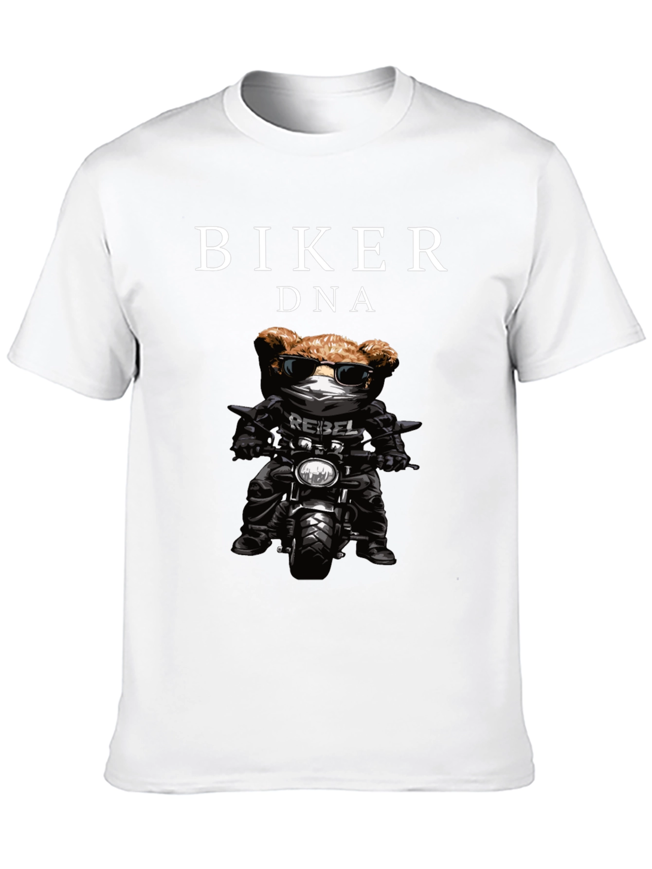 Biker DNA Black Graphic T-Shirt