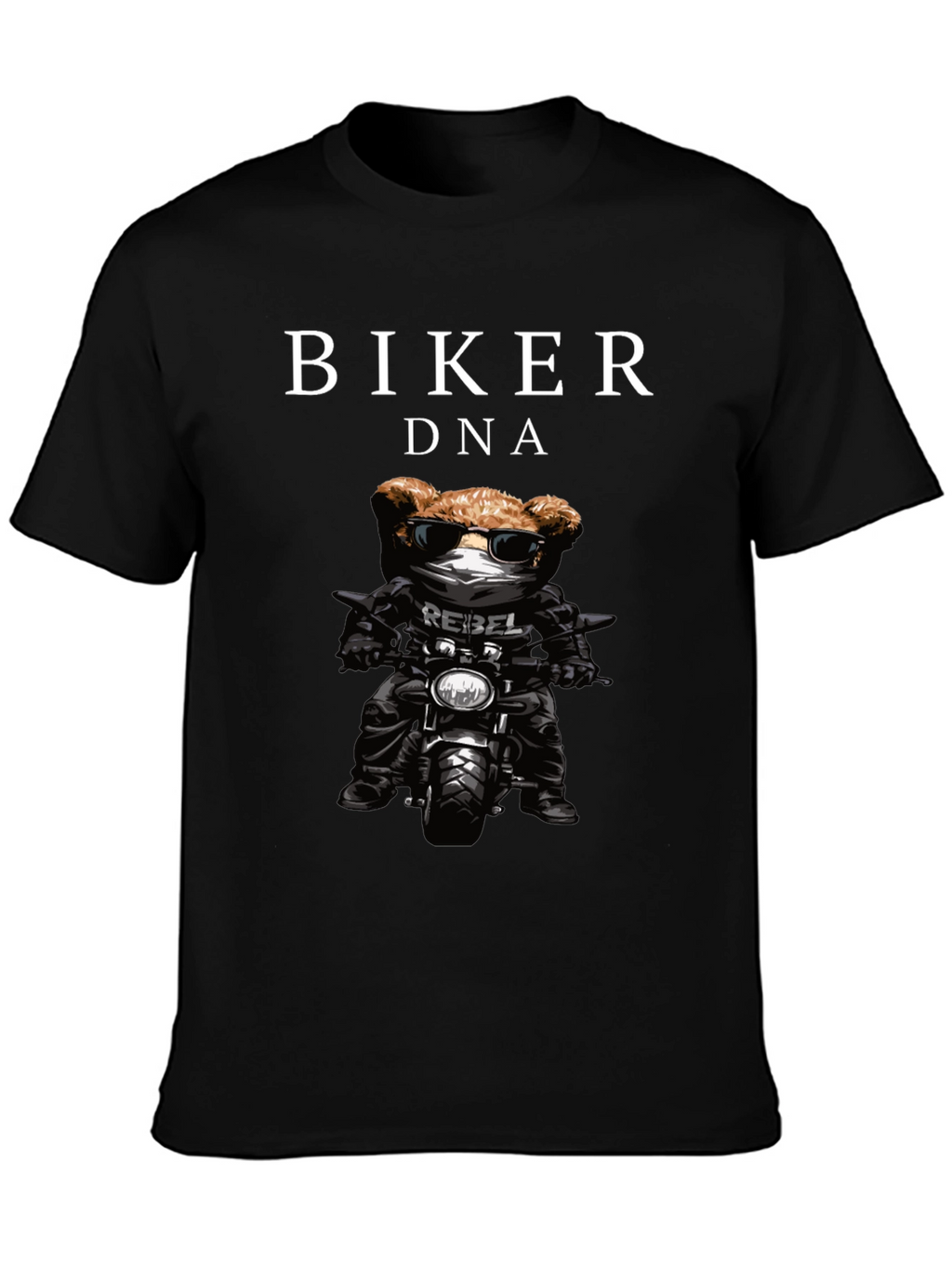 Biker DNA Black Graphic T-Shirt