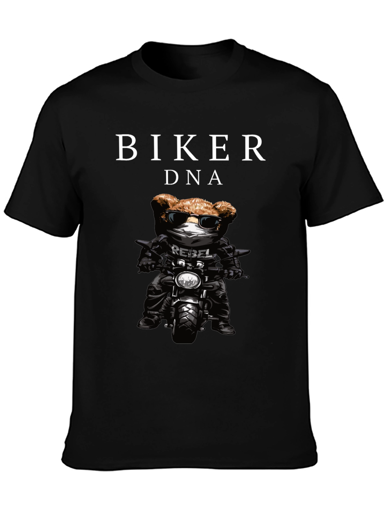 Biker DNA Black Graphic T-Shirt