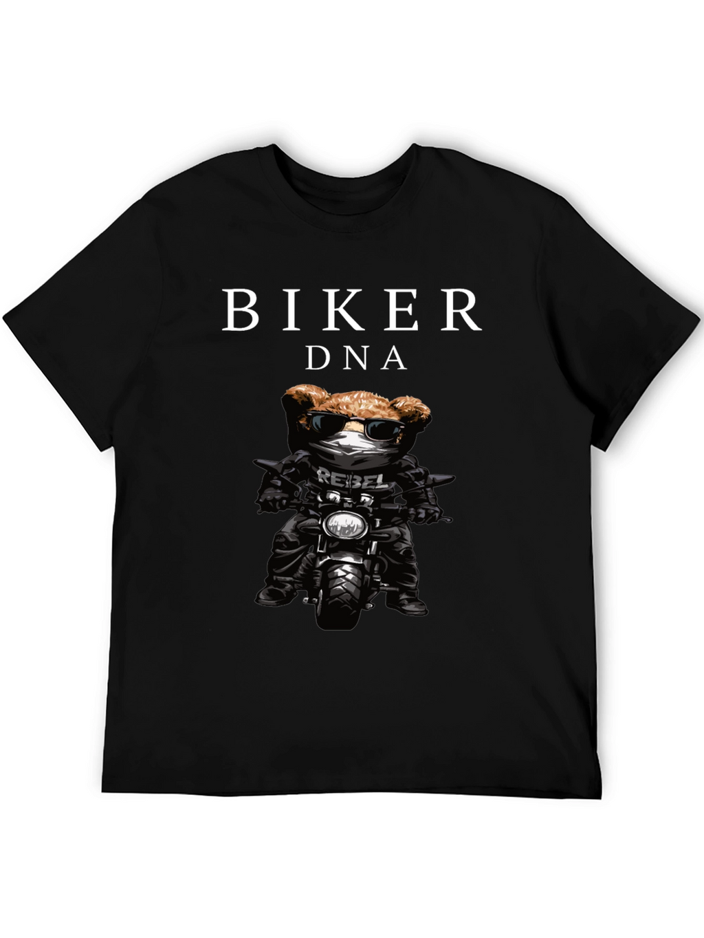 Biker DNA Black Graphic T-Shirt