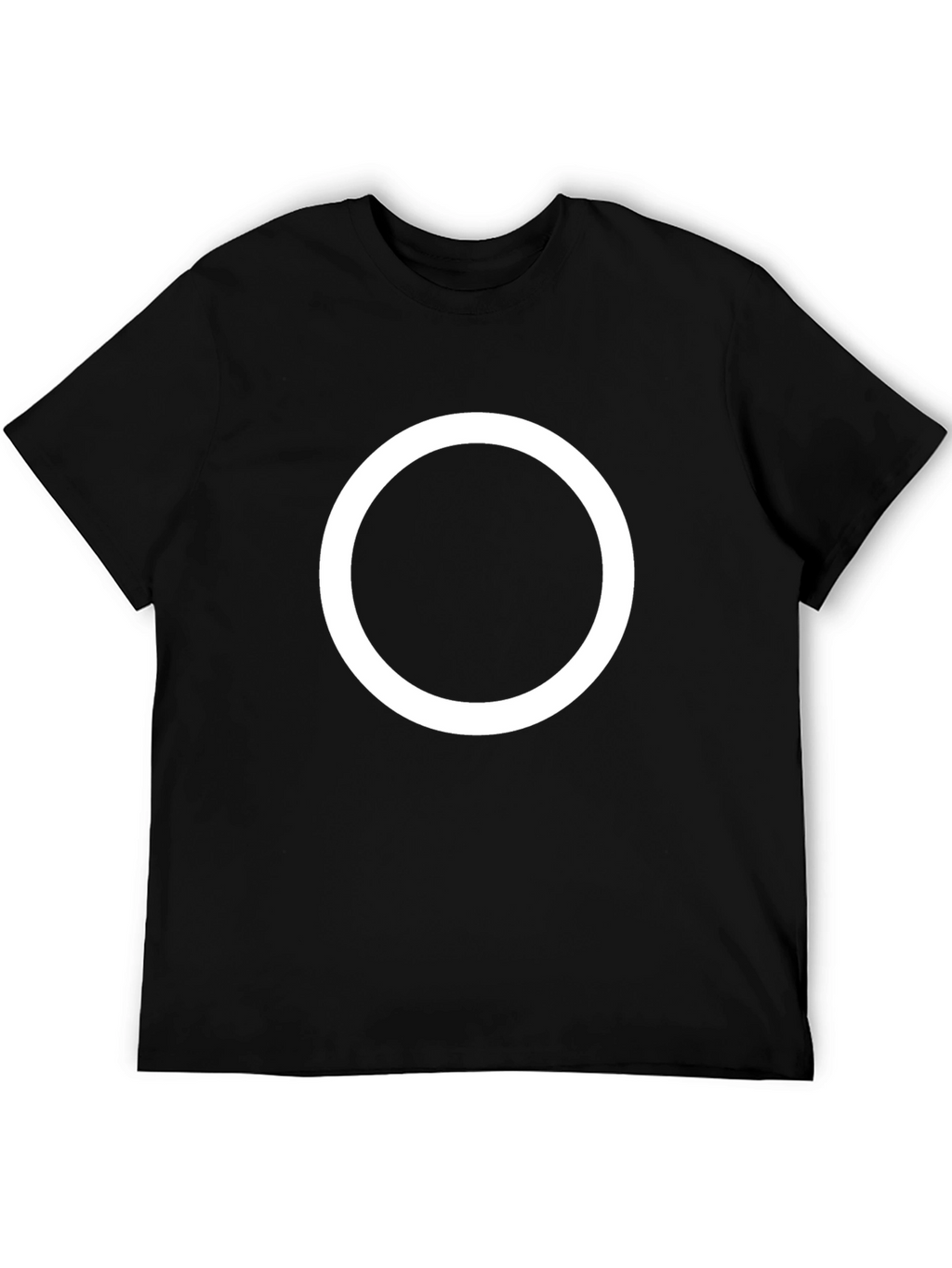 Squid Game Circle T-Shirt - Black Cotton Tee