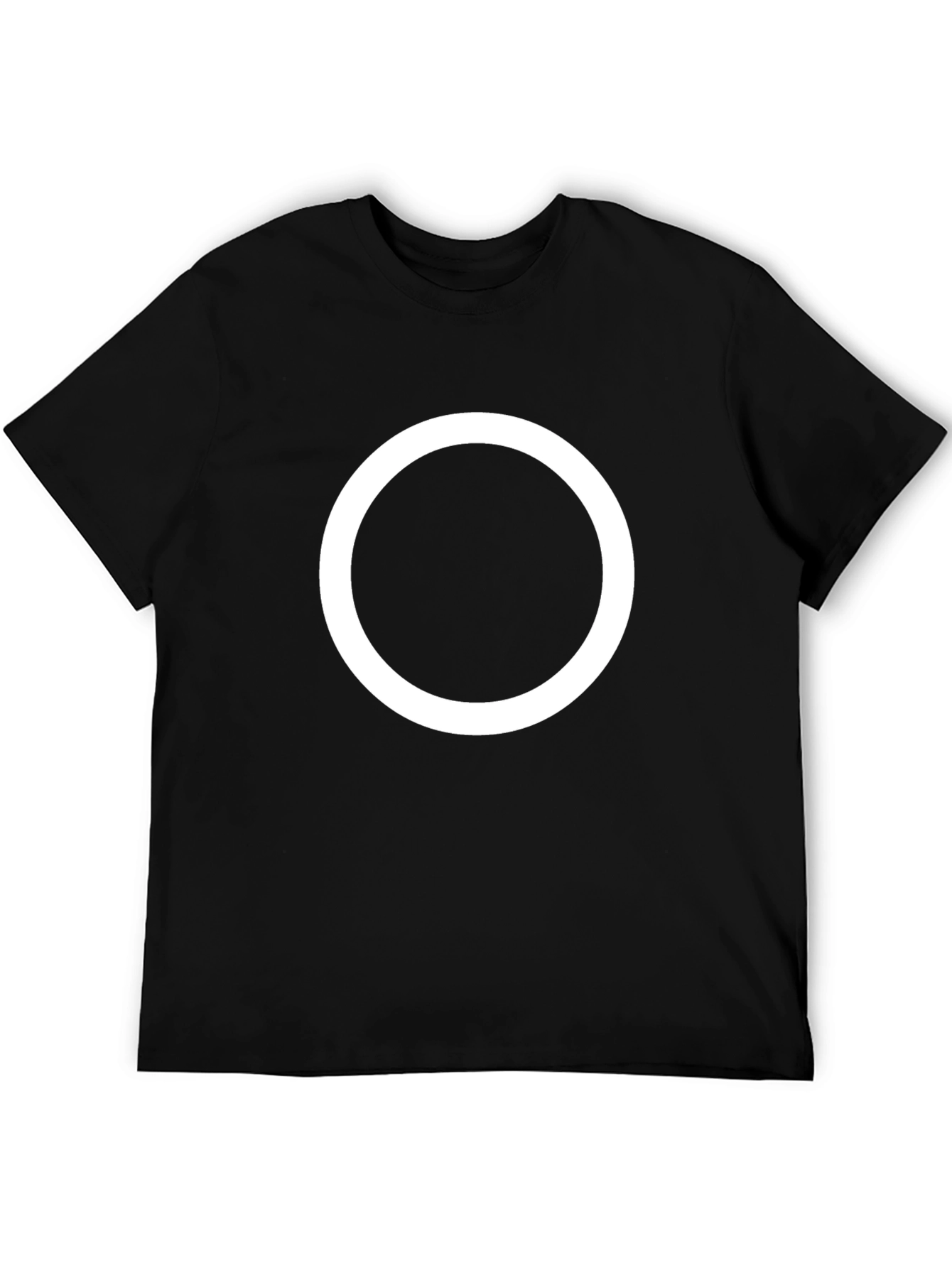 Squid Game Circle T-Shirt - Black Cotton Tee