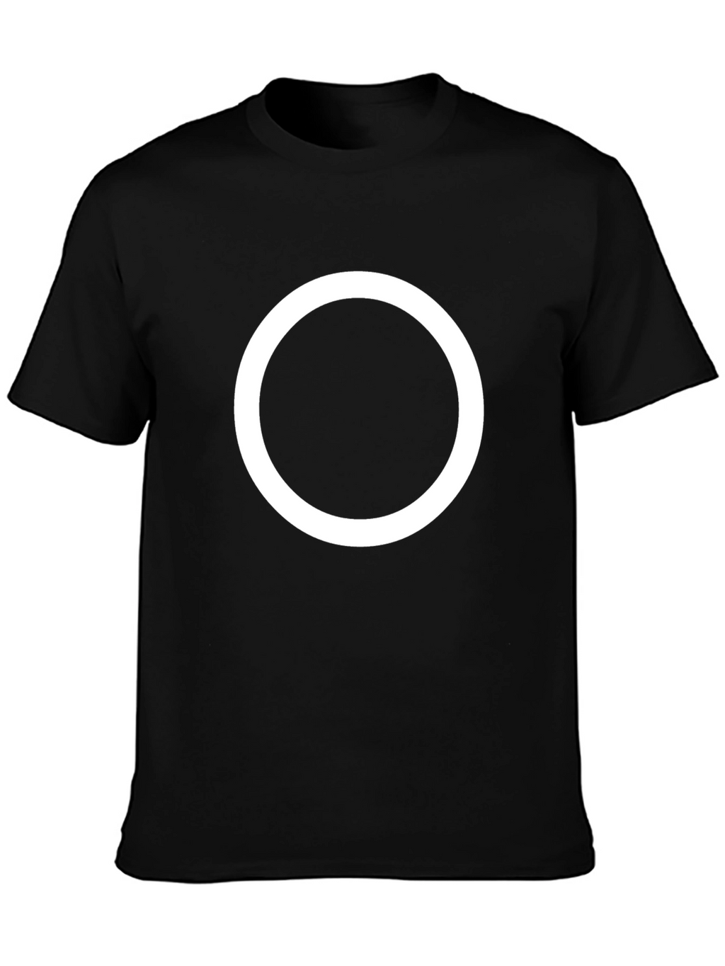 Squid Game Circle T-Shirt - Black Cotton Tee