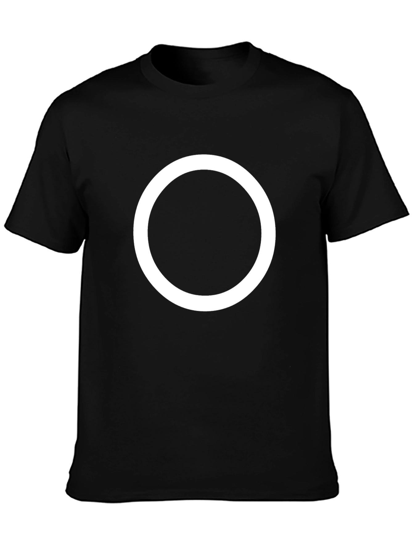 Squid Game Circle T-Shirt - Black Cotton Tee