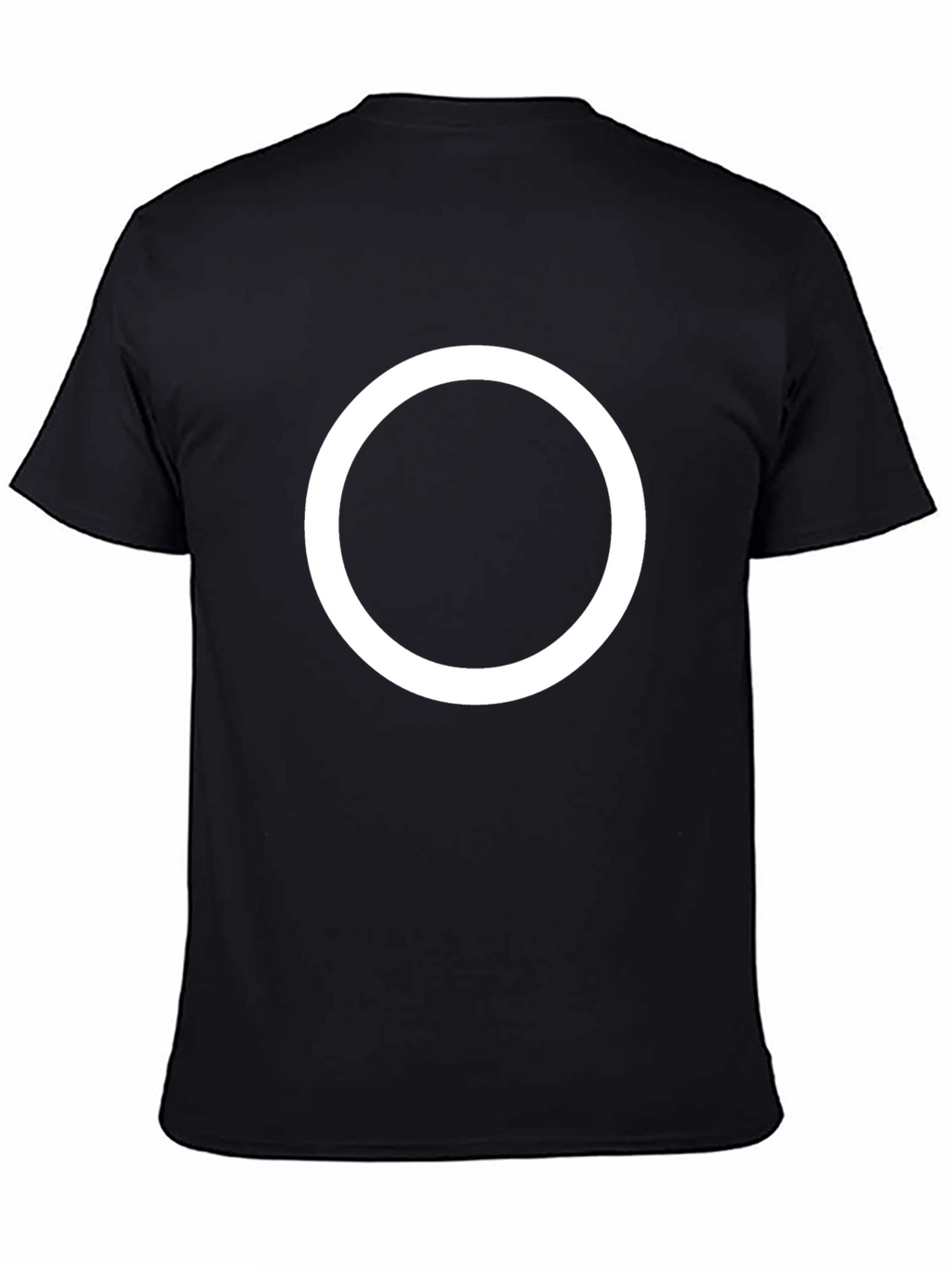 Squid Game Circle T-Shirt - Black Cotton Tee