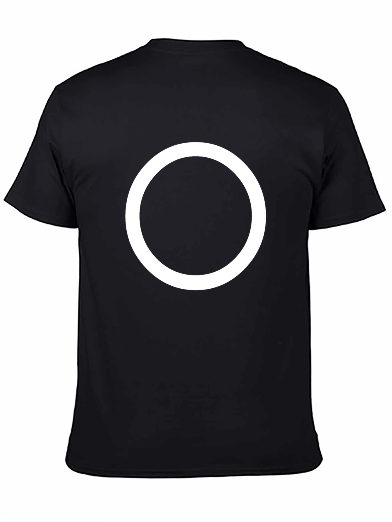 Squid Game Circle T-Shirt - Black Cotton Tee