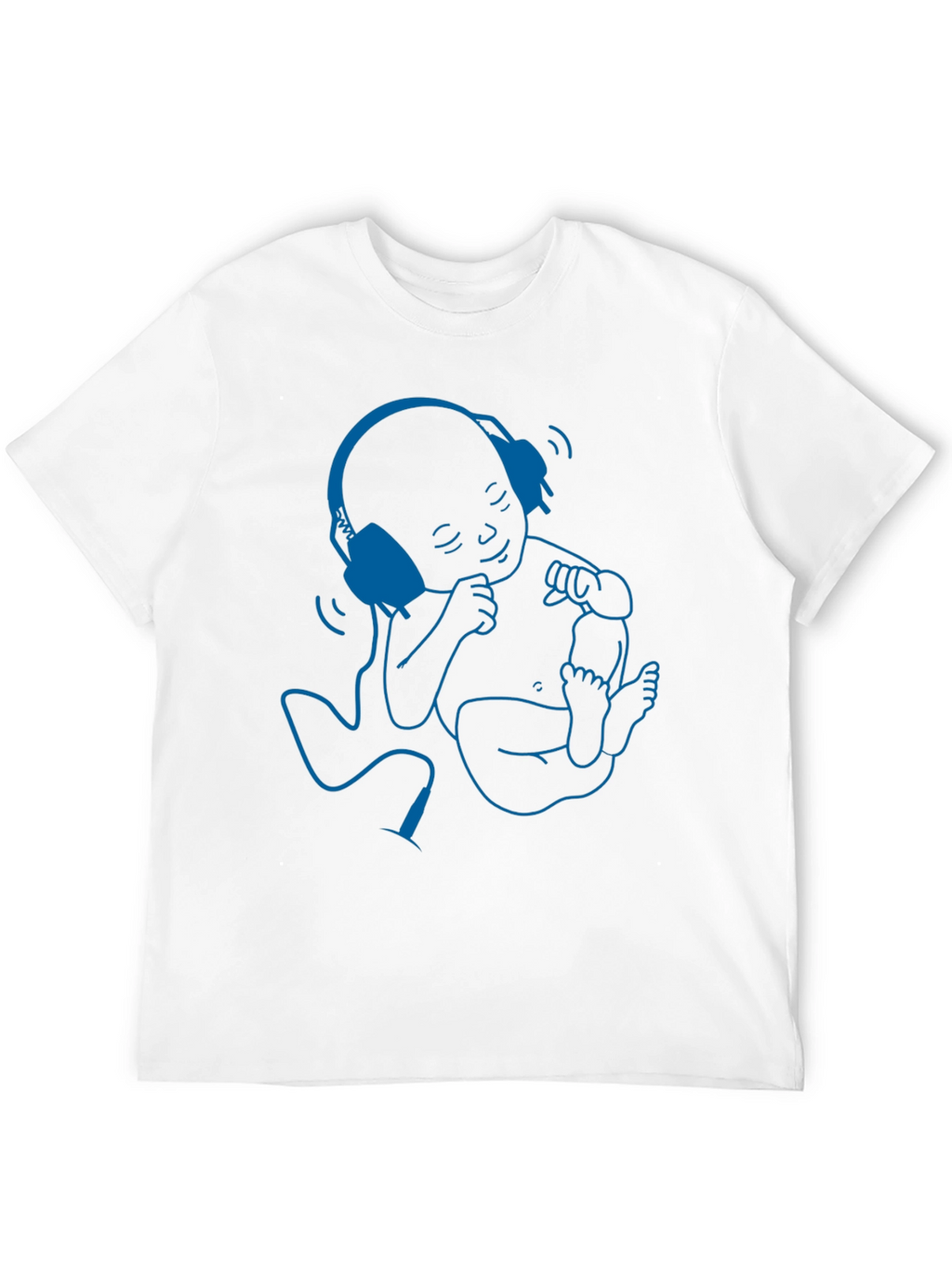 Cool Baby DJ Graphic Tee - Black Cotton T-Shirt