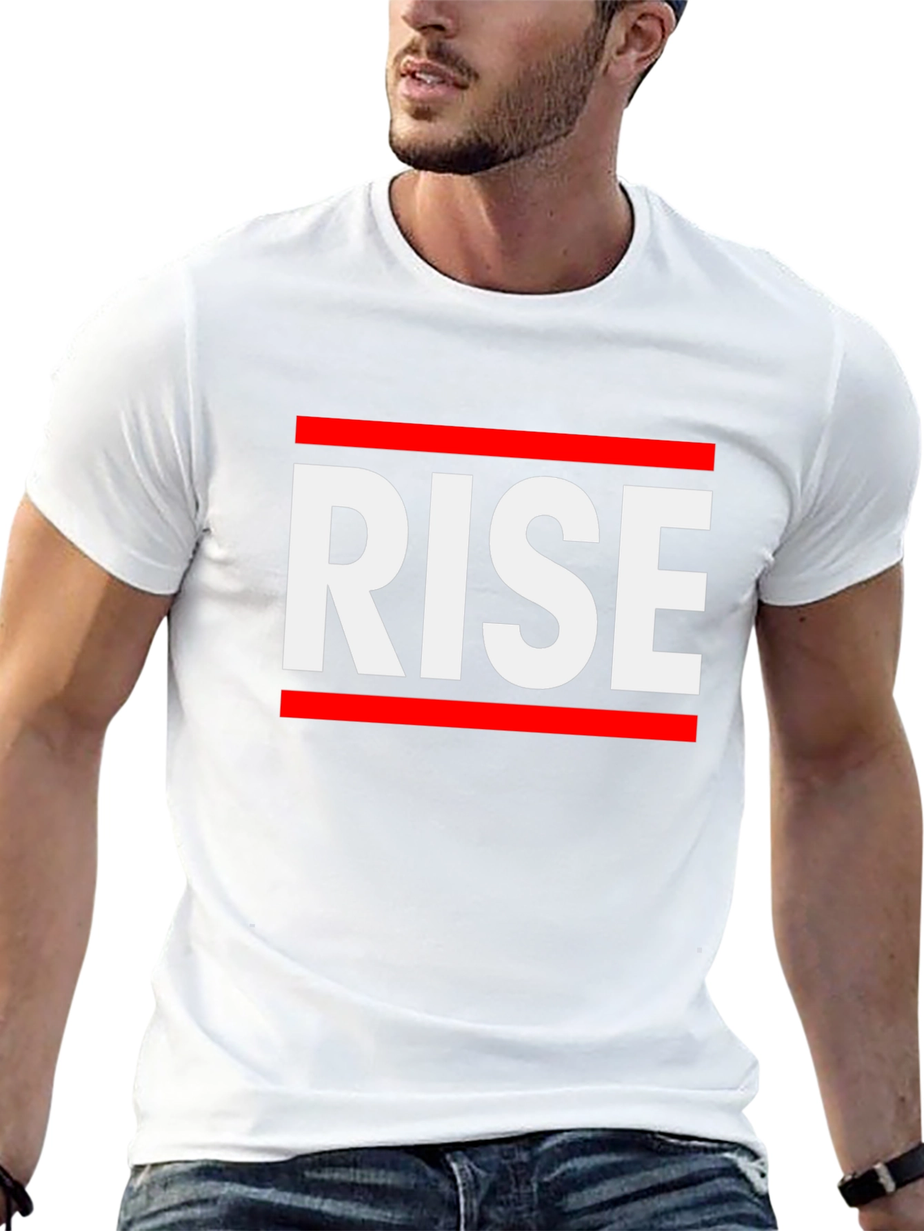 RISE Graphic Tee - Bold Statement T-Shirt