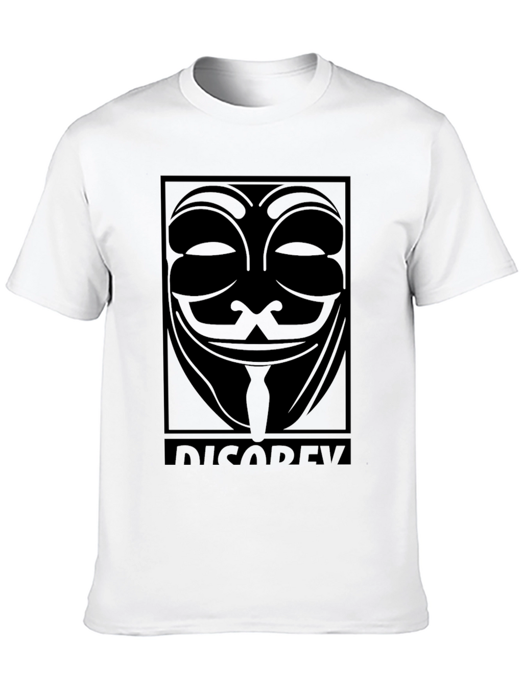 V for Vendetta Mask T-Shirt - Disobey