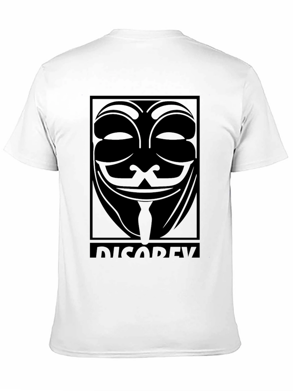 V for Vendetta Mask T-Shirt - Disobey