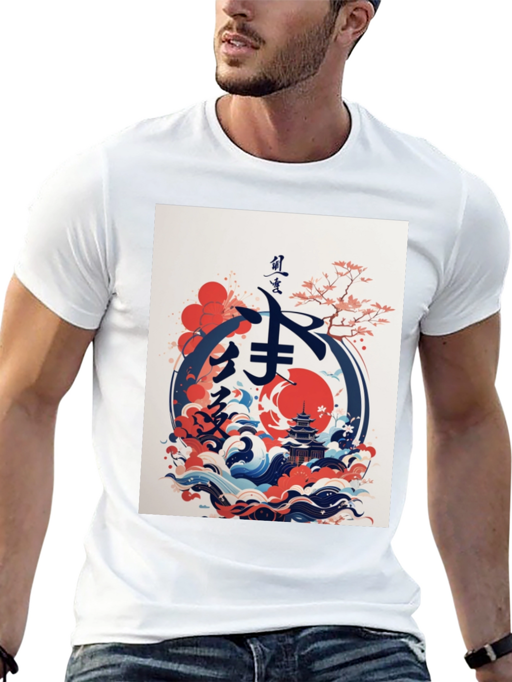 Japanese Art Graphic T-Shirt