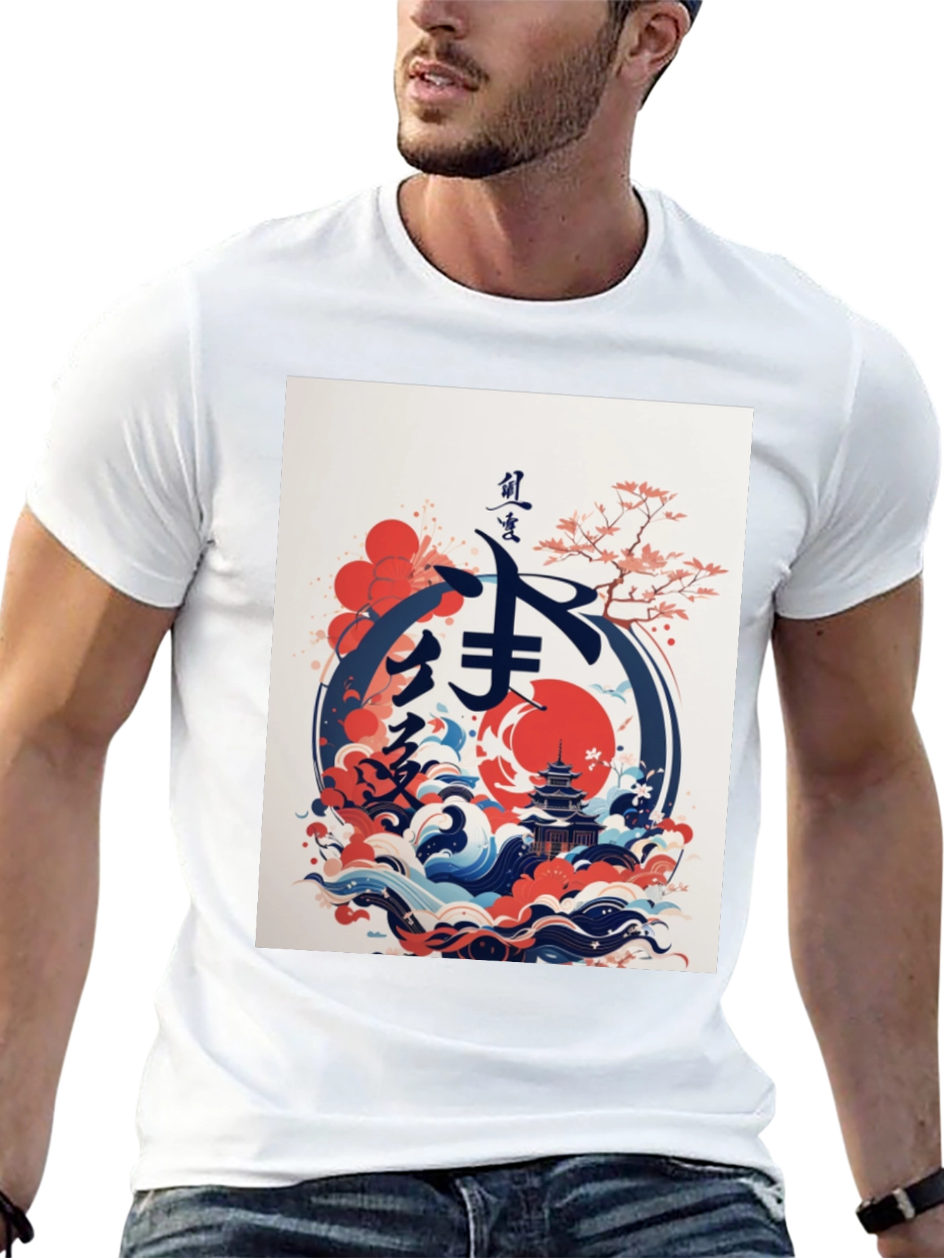 Japanese Art Graphic T-Shirt