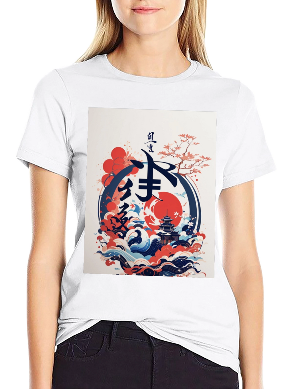 Japanese Art Graphic T-Shirt